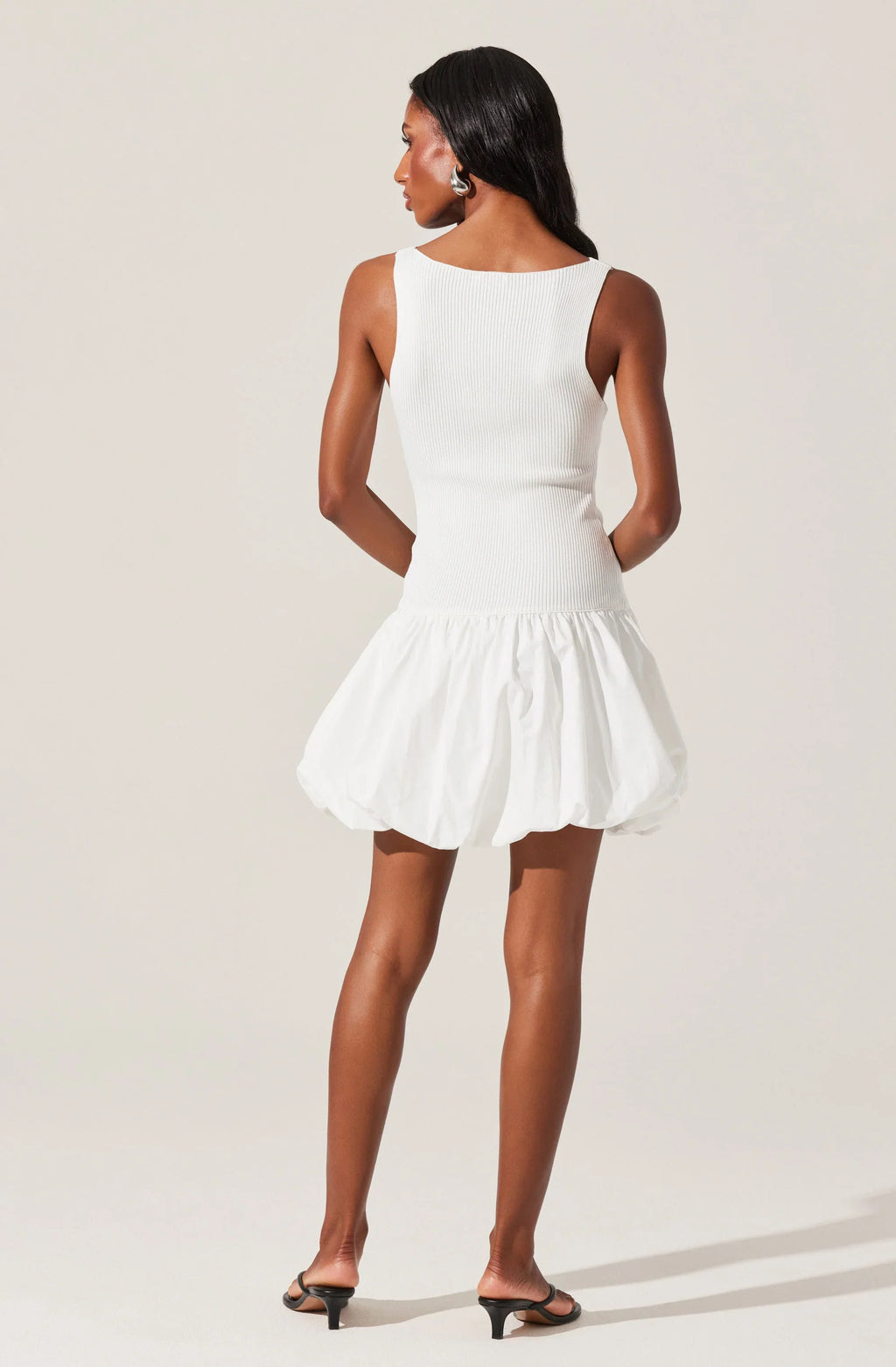 Nettie Bubble Hem Sweater Dress