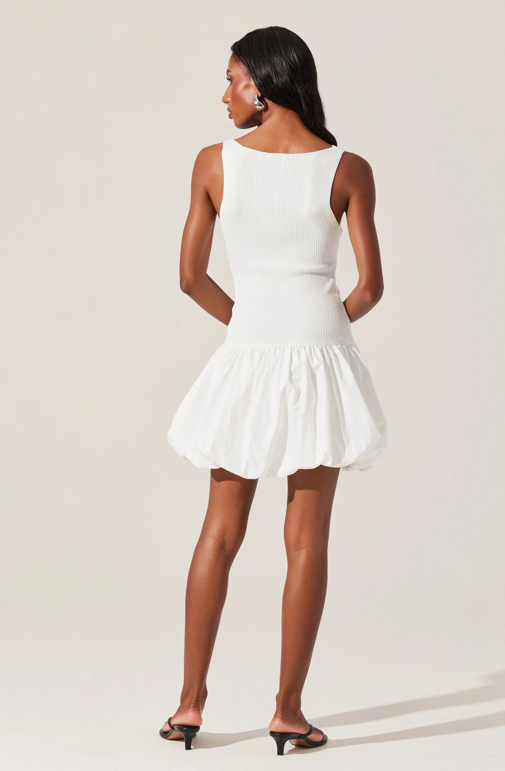 Nettie Bubble Hem Sweater Dress