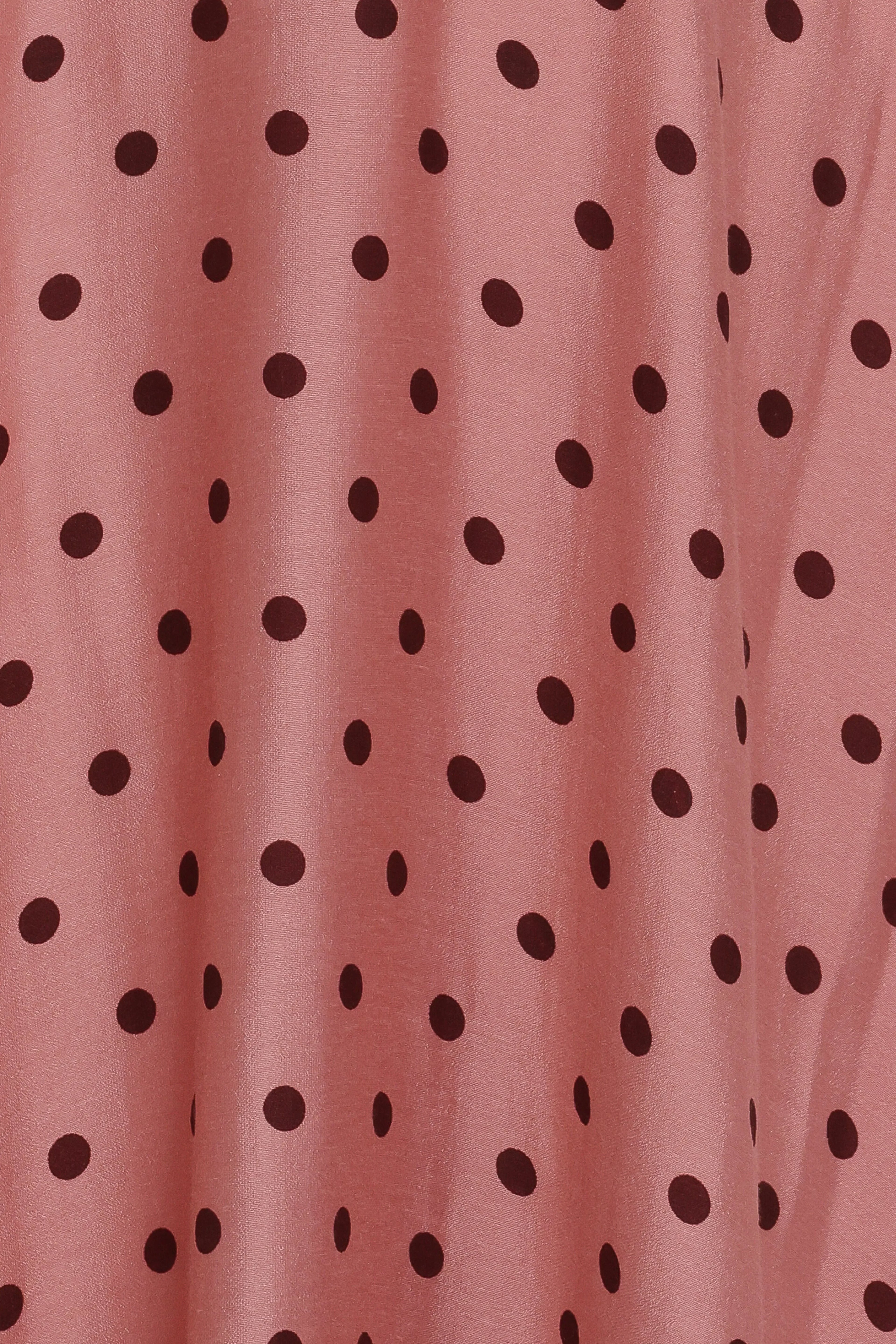 Ayana Midi Dress - Pink Polka Dot