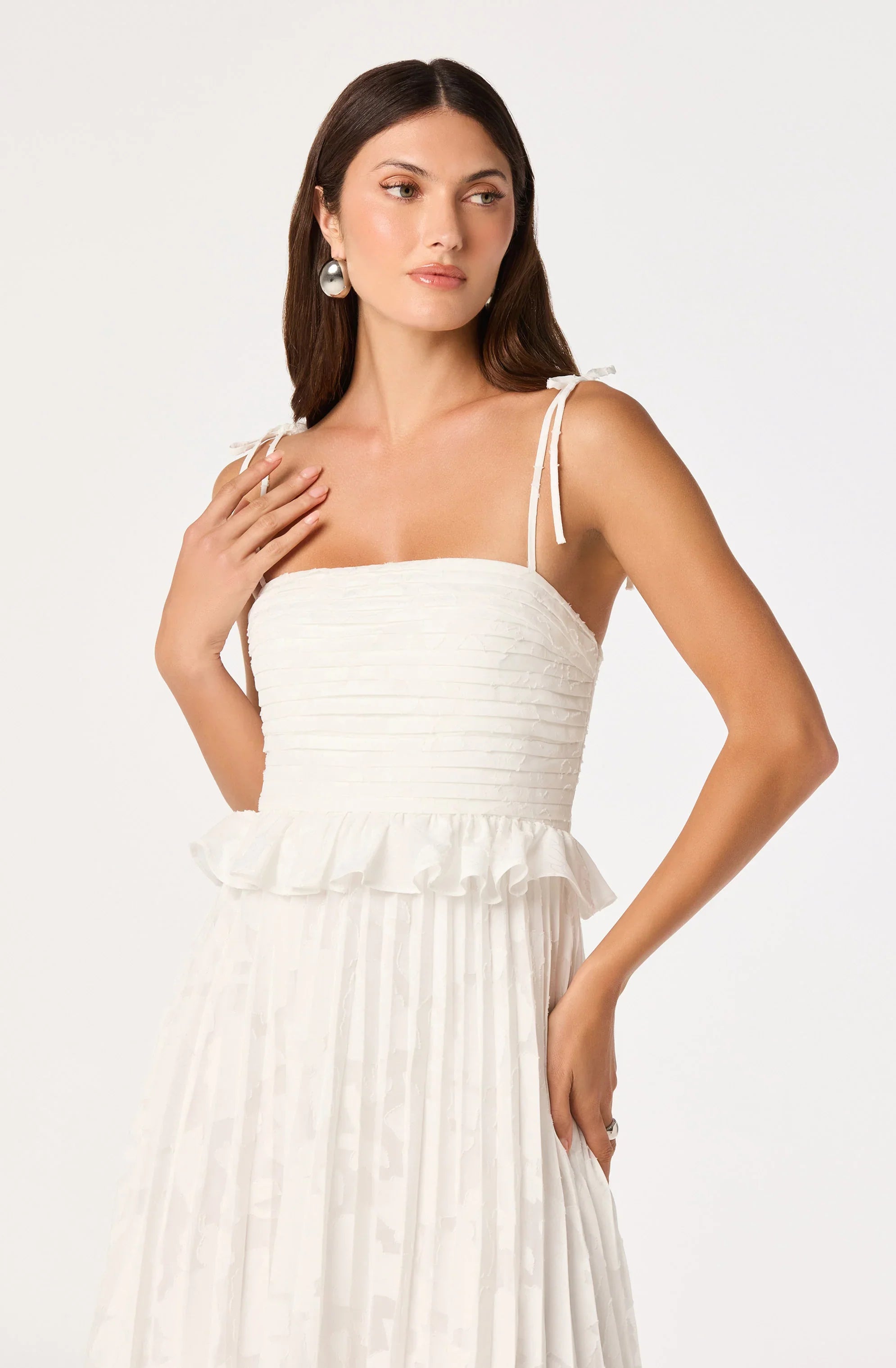Emerys Pleated Midi Dress