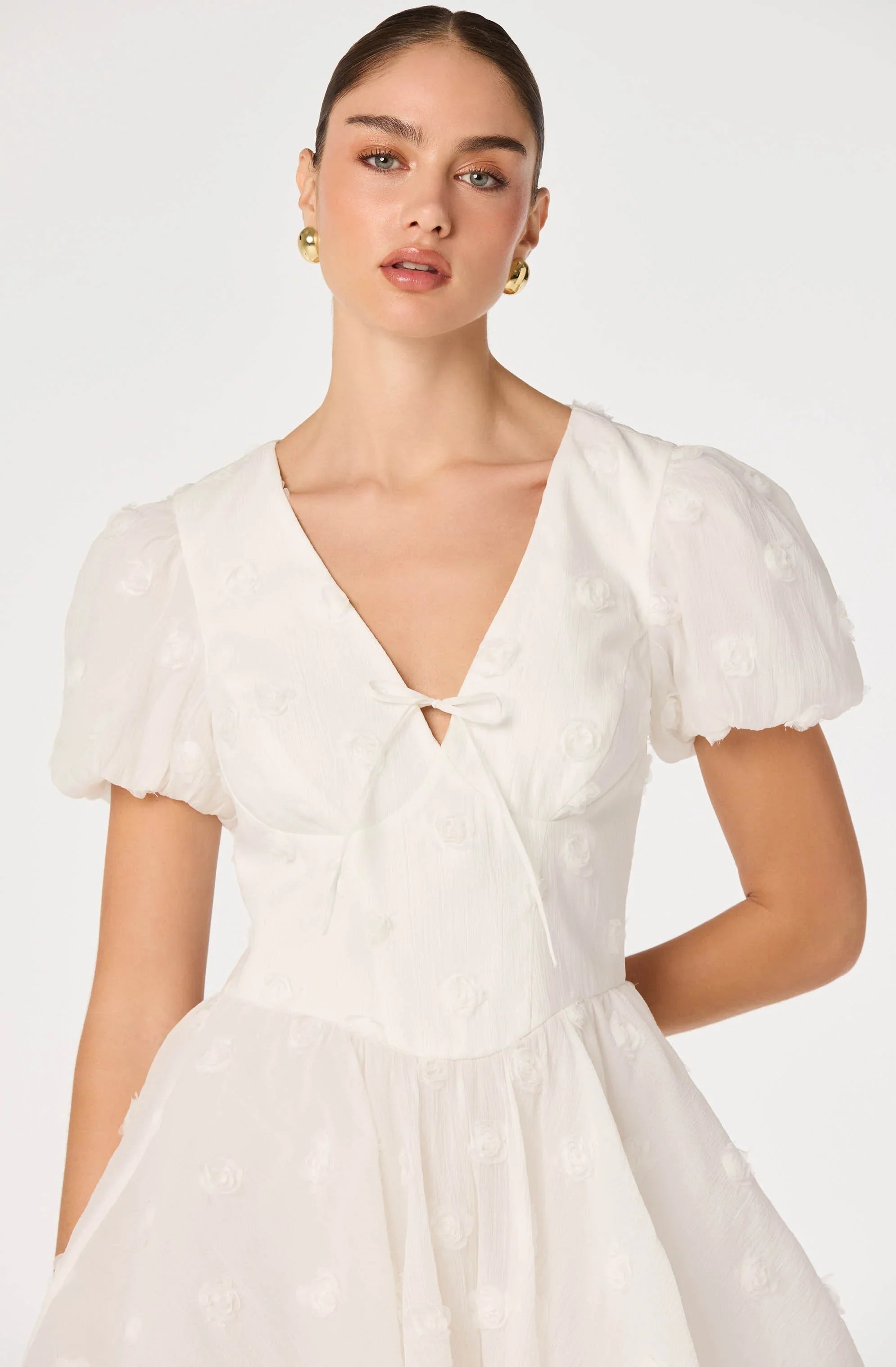 Sommer 3D Floral Mini Dress