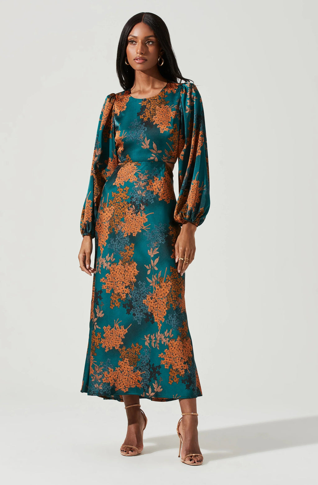 Quinn Floral Cutout Maxi Dress