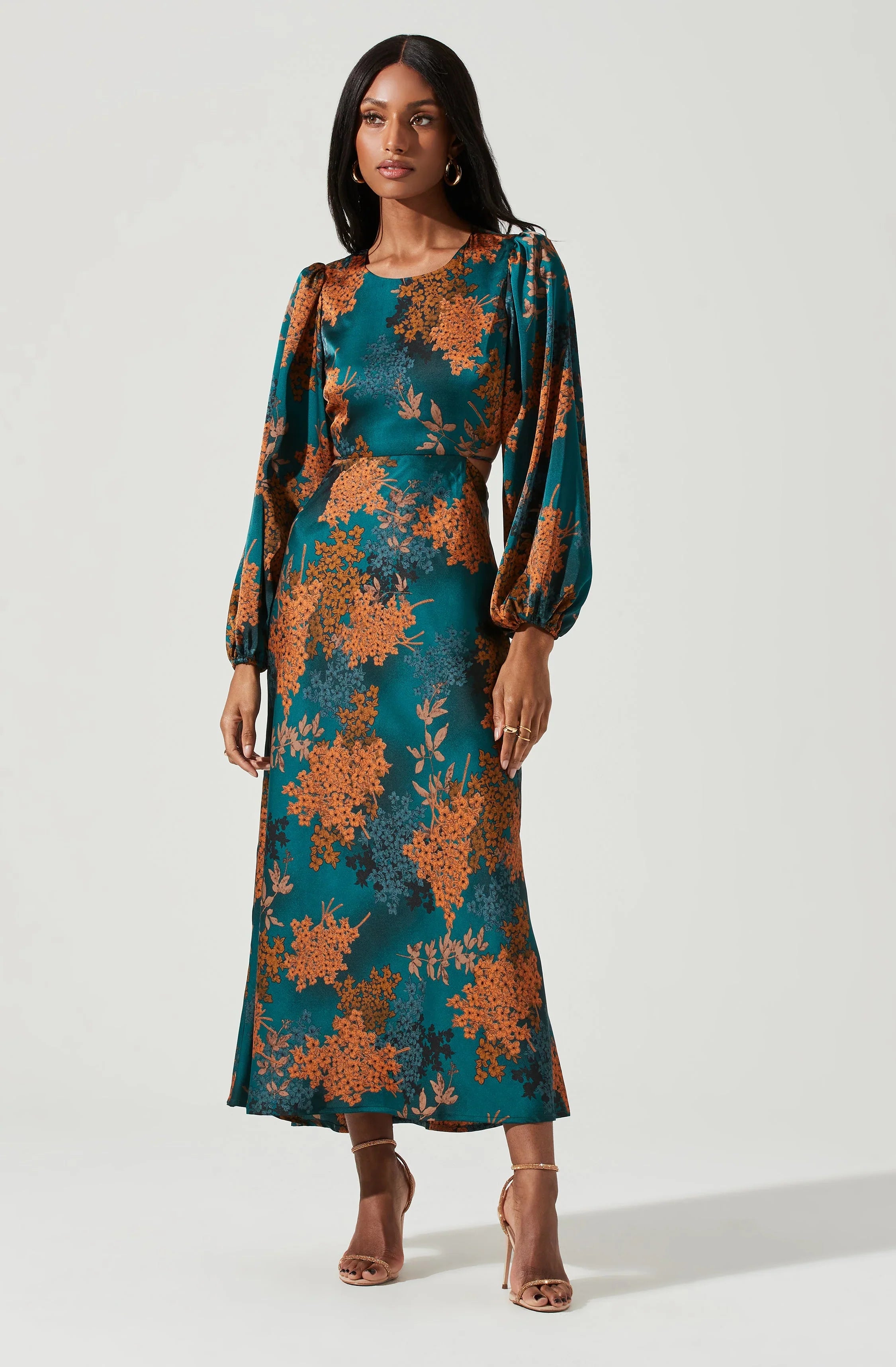 Quinn Floral Cutout Maxi Dress