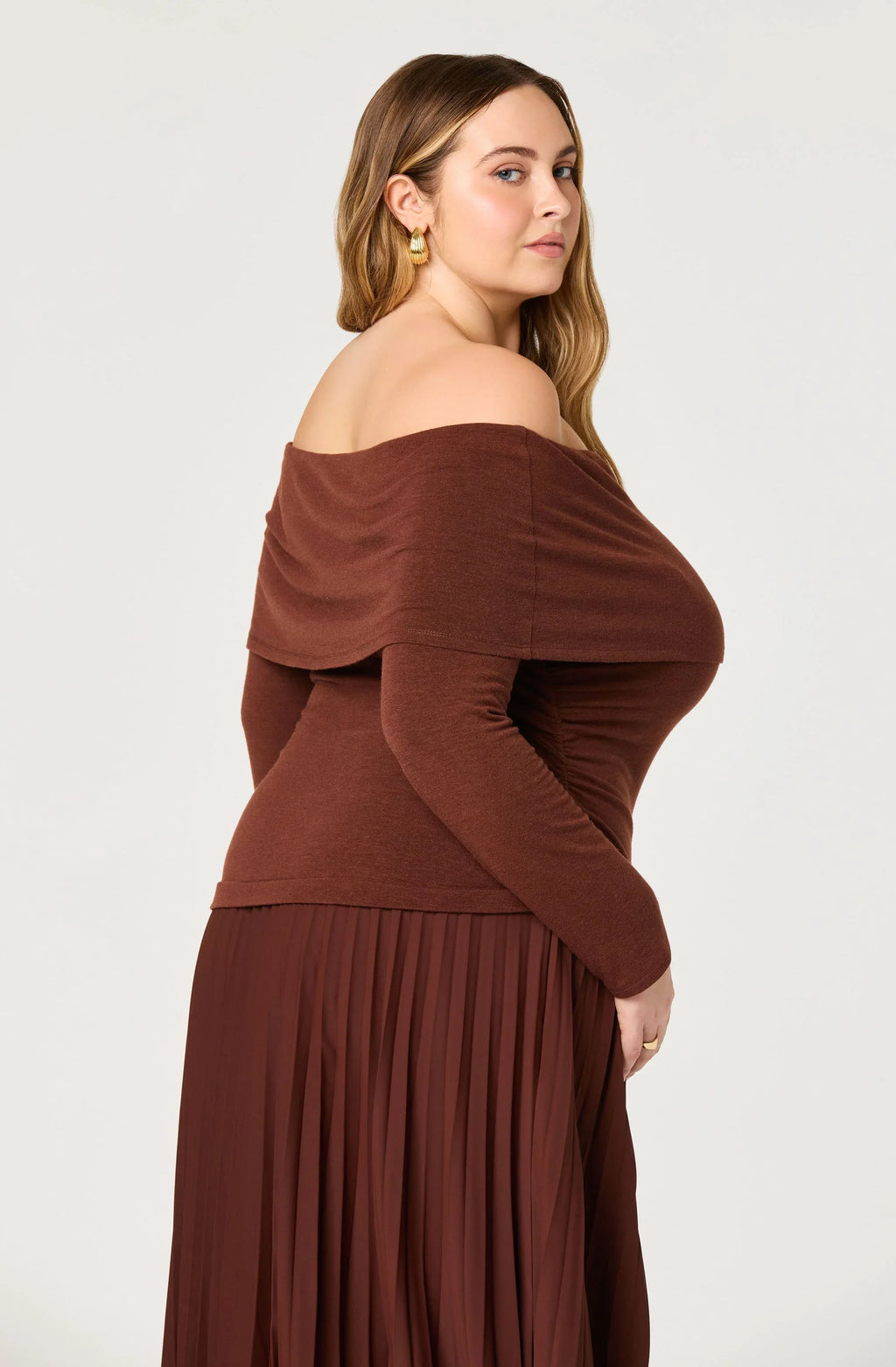 Tanaia Pleated Mixed Media Maxi Dress