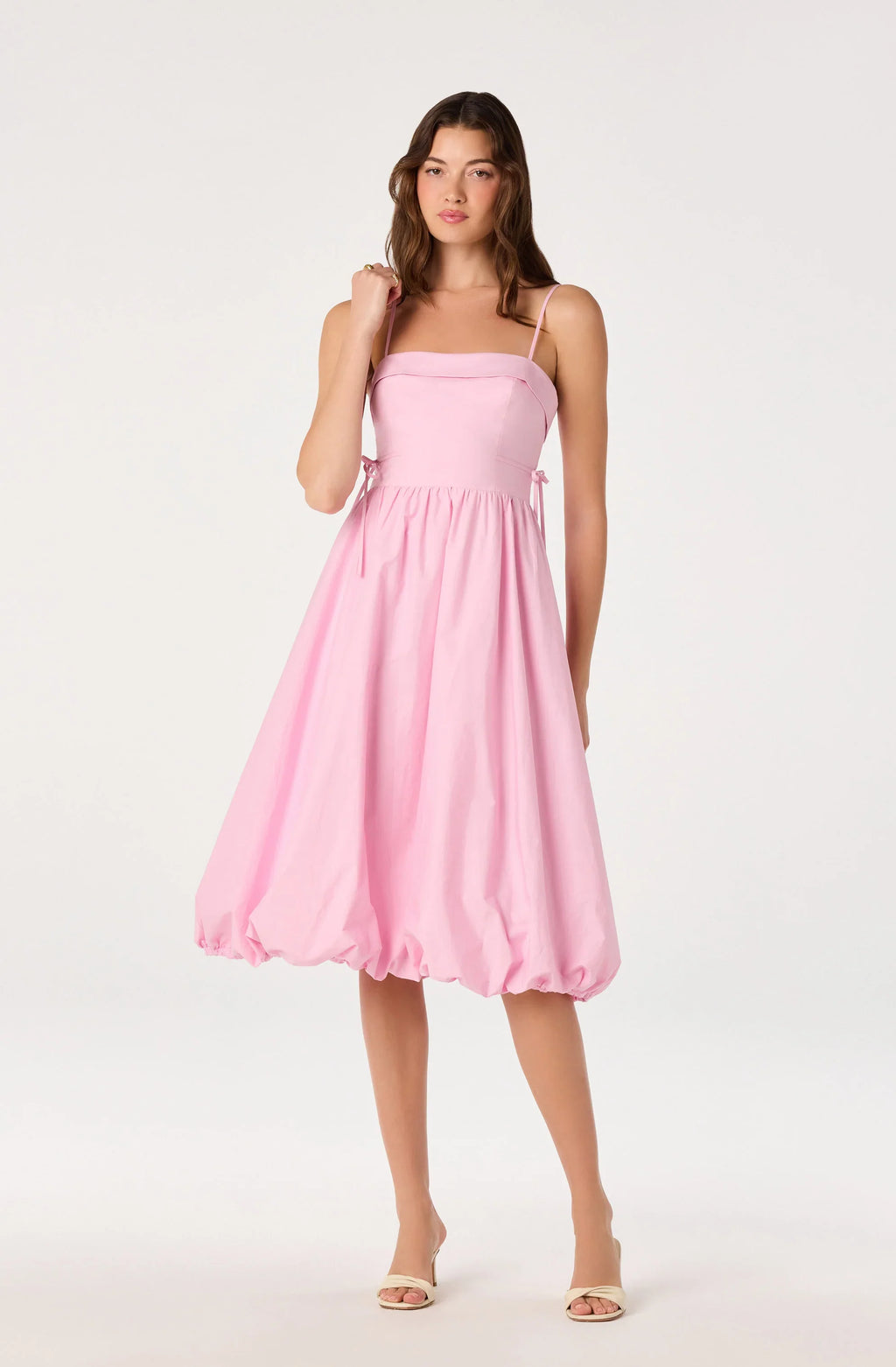 Dahlia Bubble Hem Midi Dress