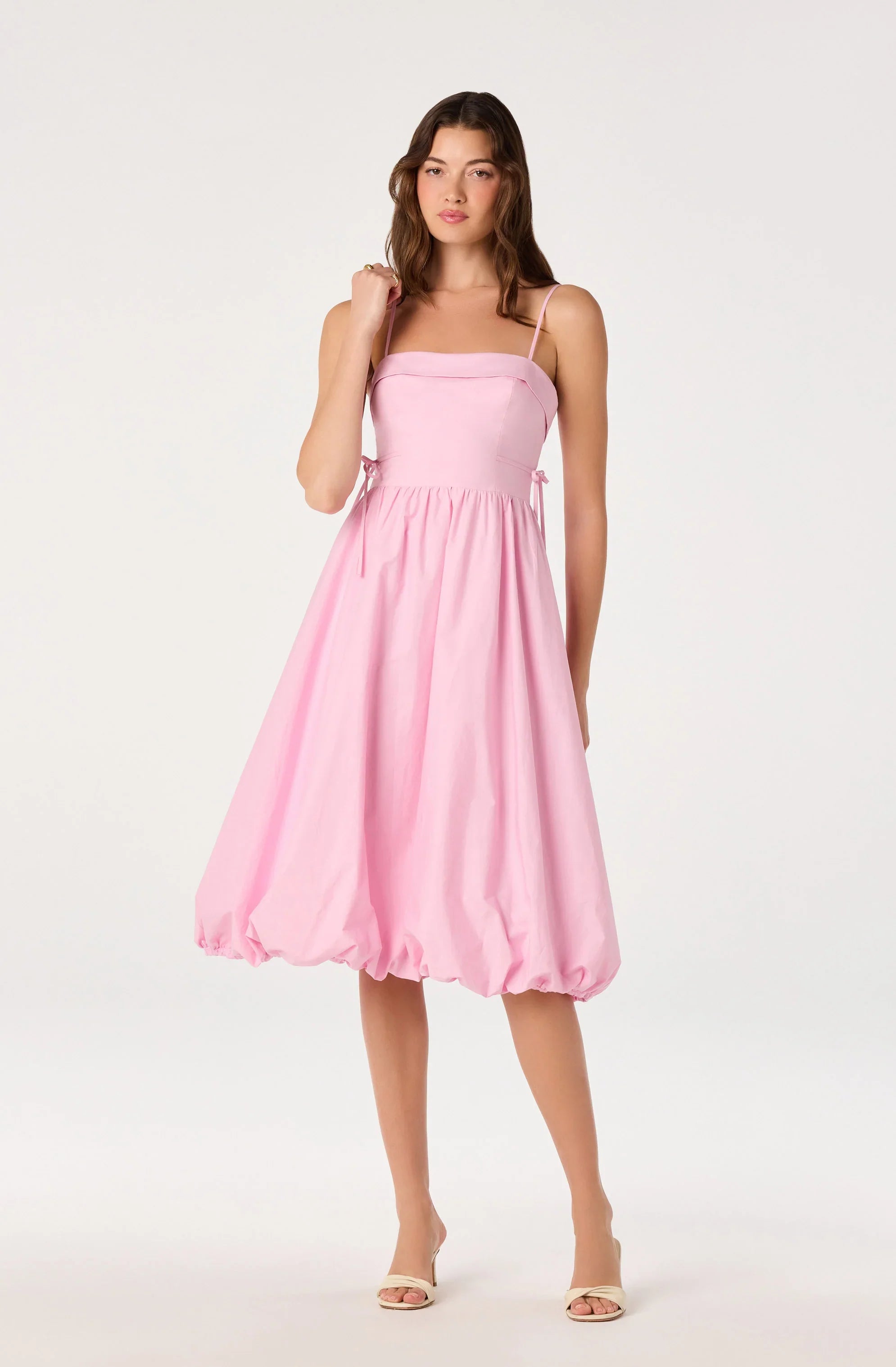 Dahlia Bubble Hem Midi Dress