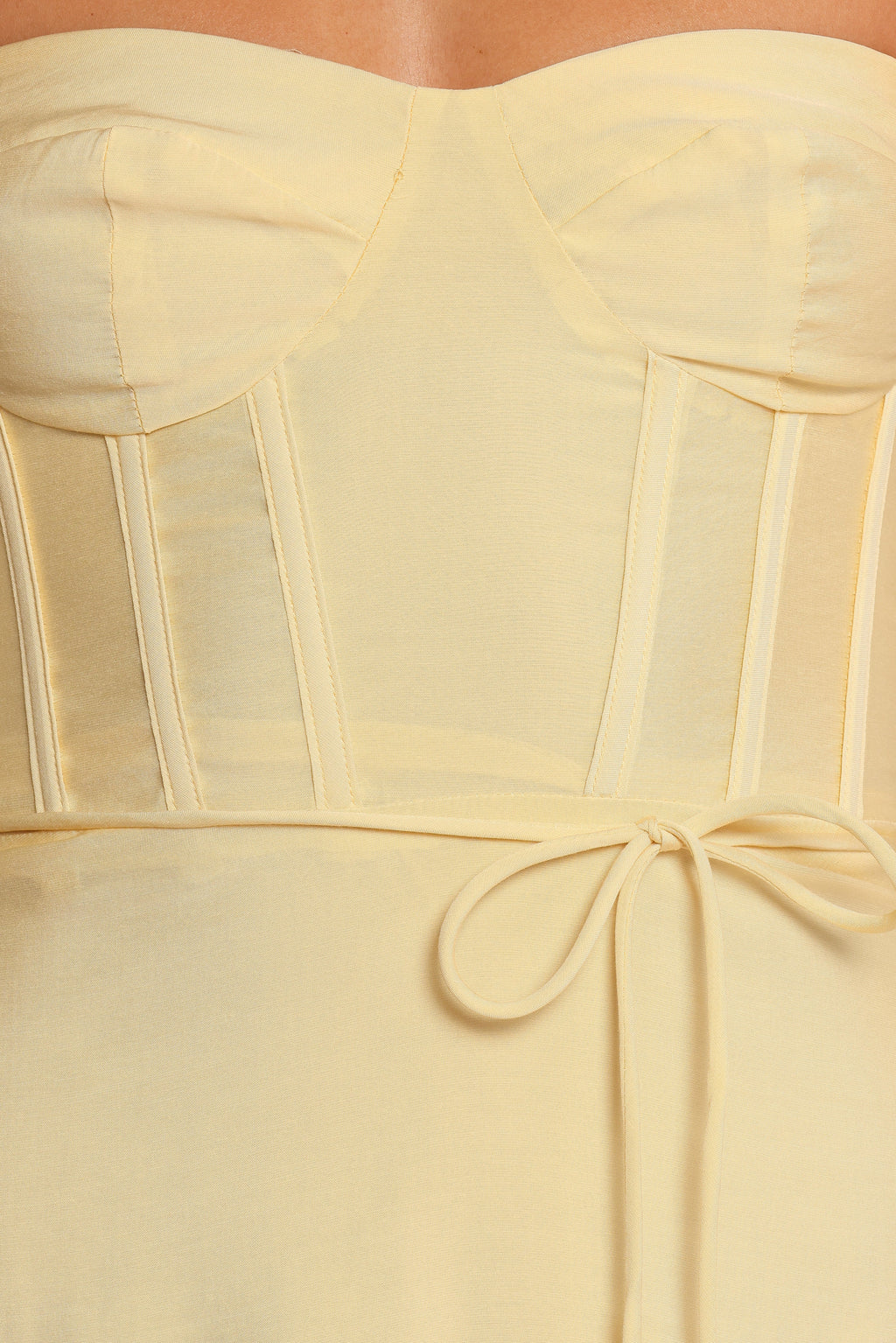 Della Midi Dress - Yellow