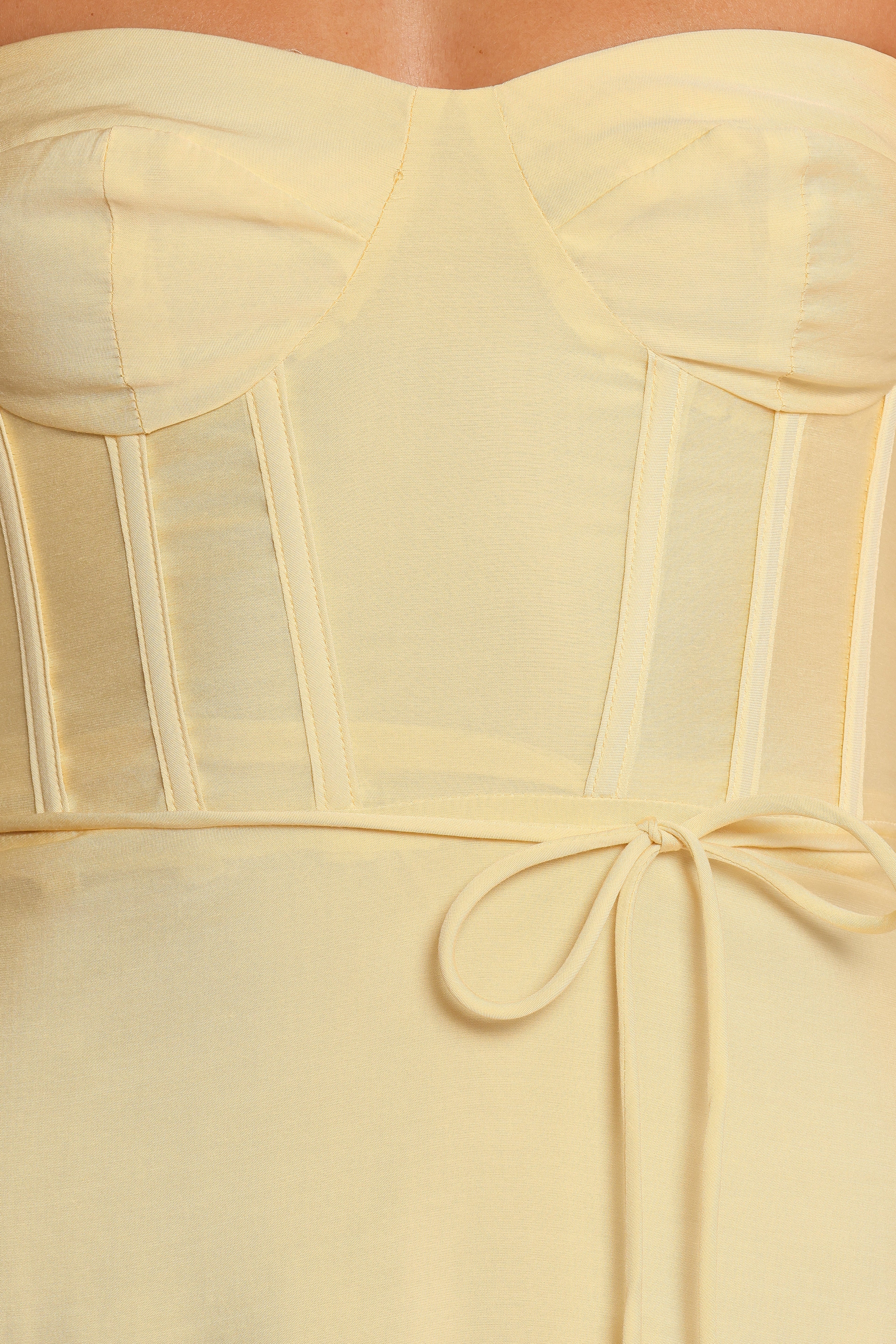 Della Midi Dress - Yellow