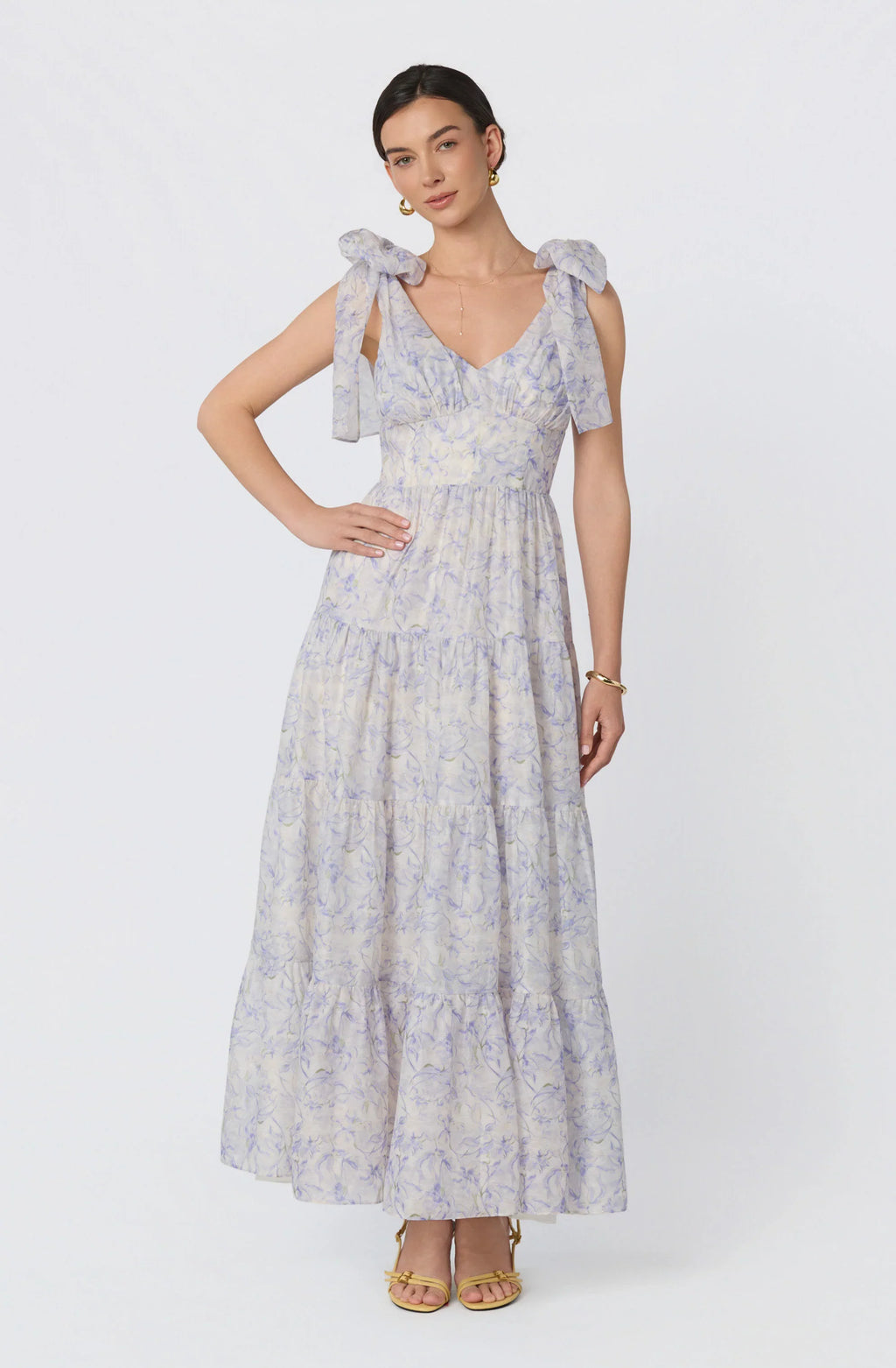 Lenora Floral Tiered Maxi Dress