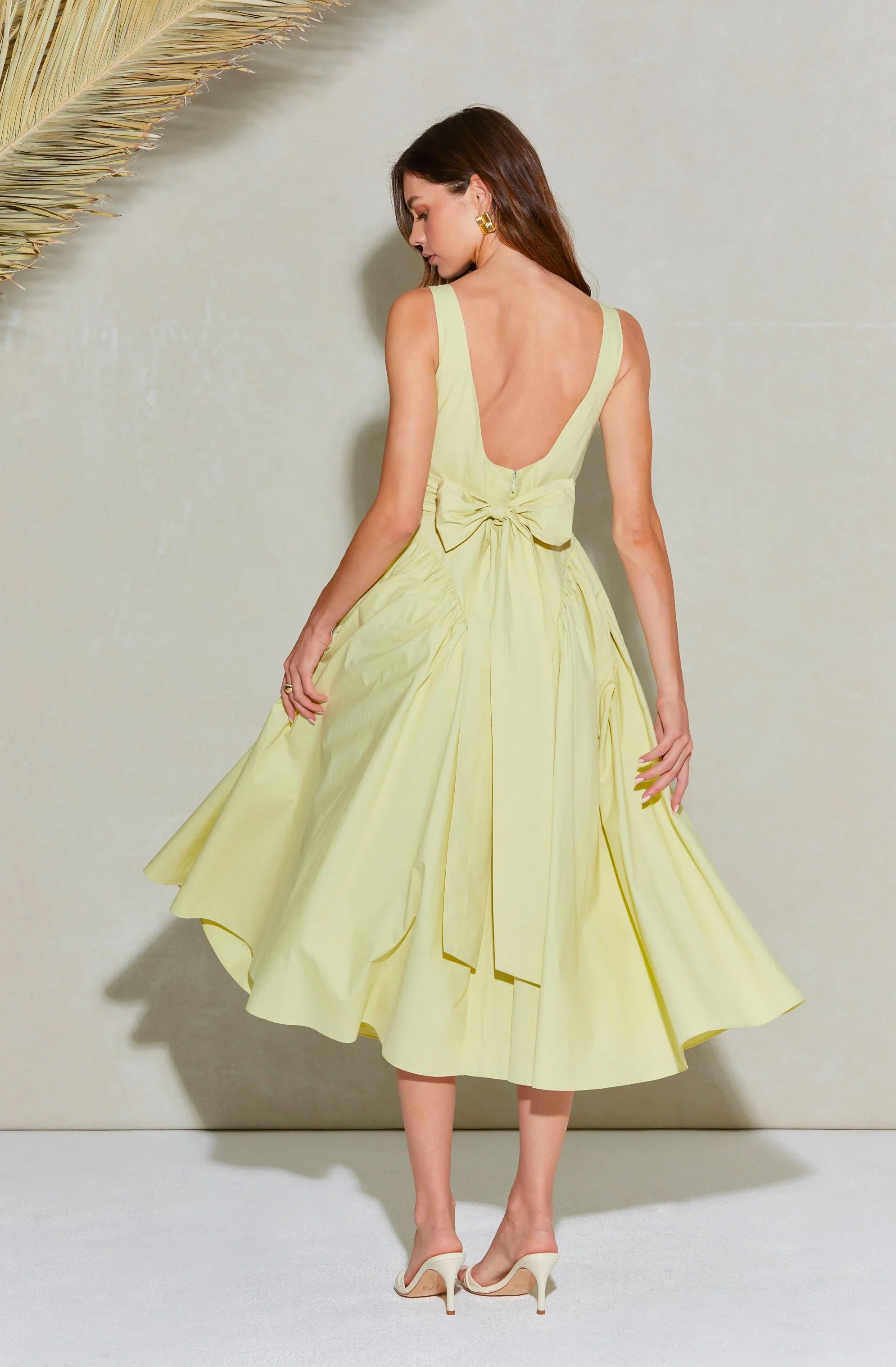 Vinya Poplin Drop Waist Dress