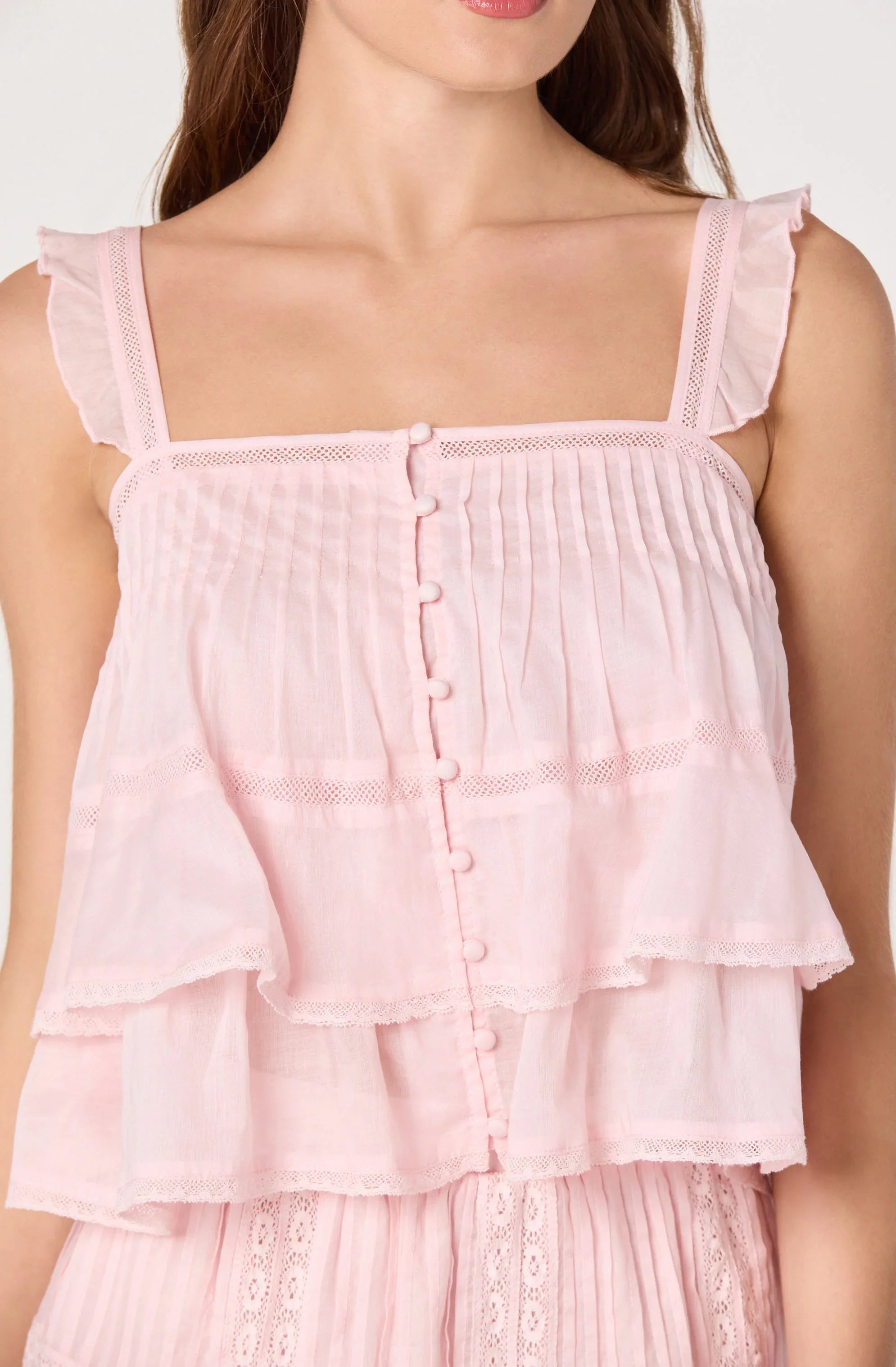 Delia Tiered Babydoll Top