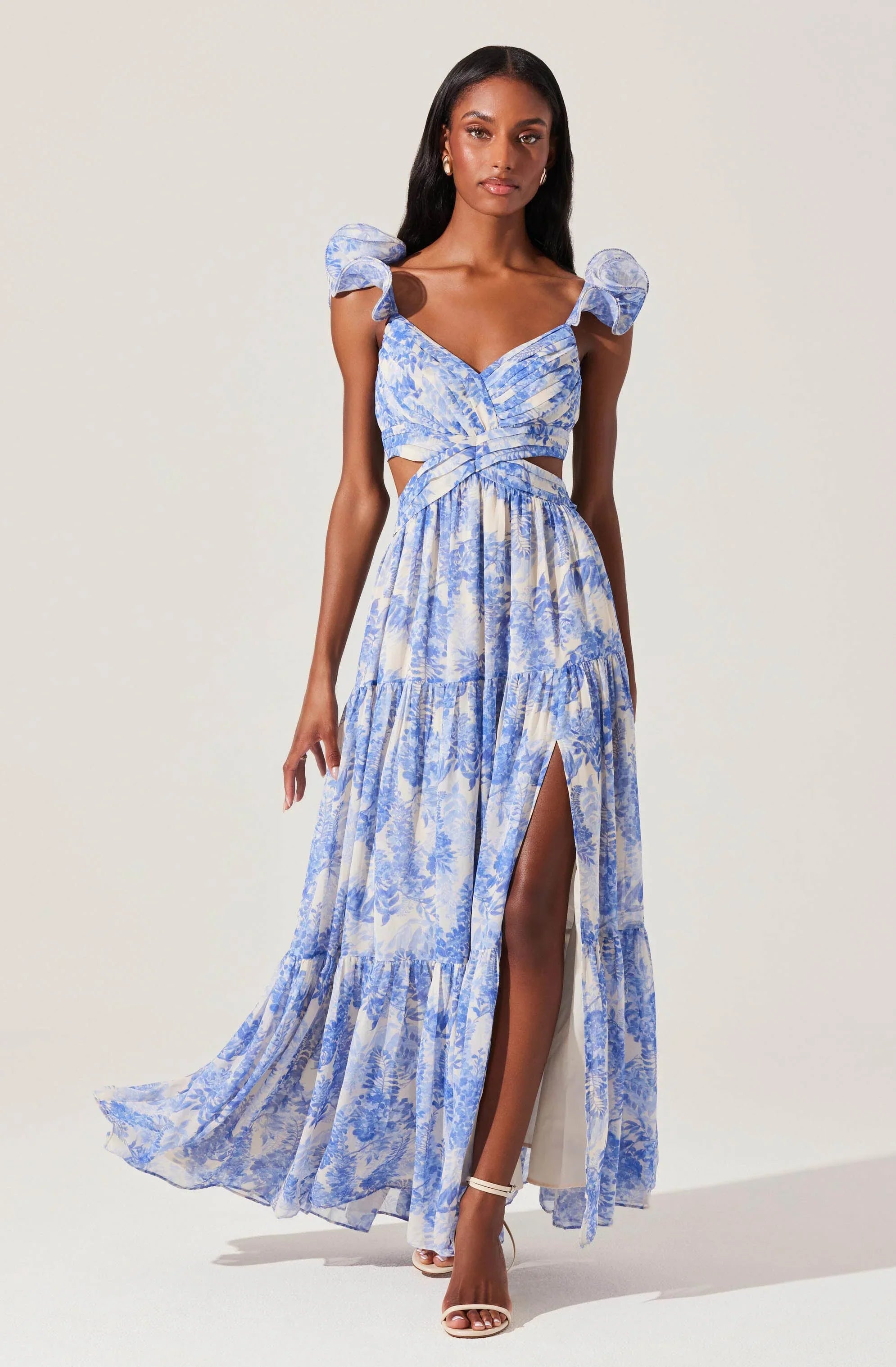 Fritillaria Floral Maxi Dress