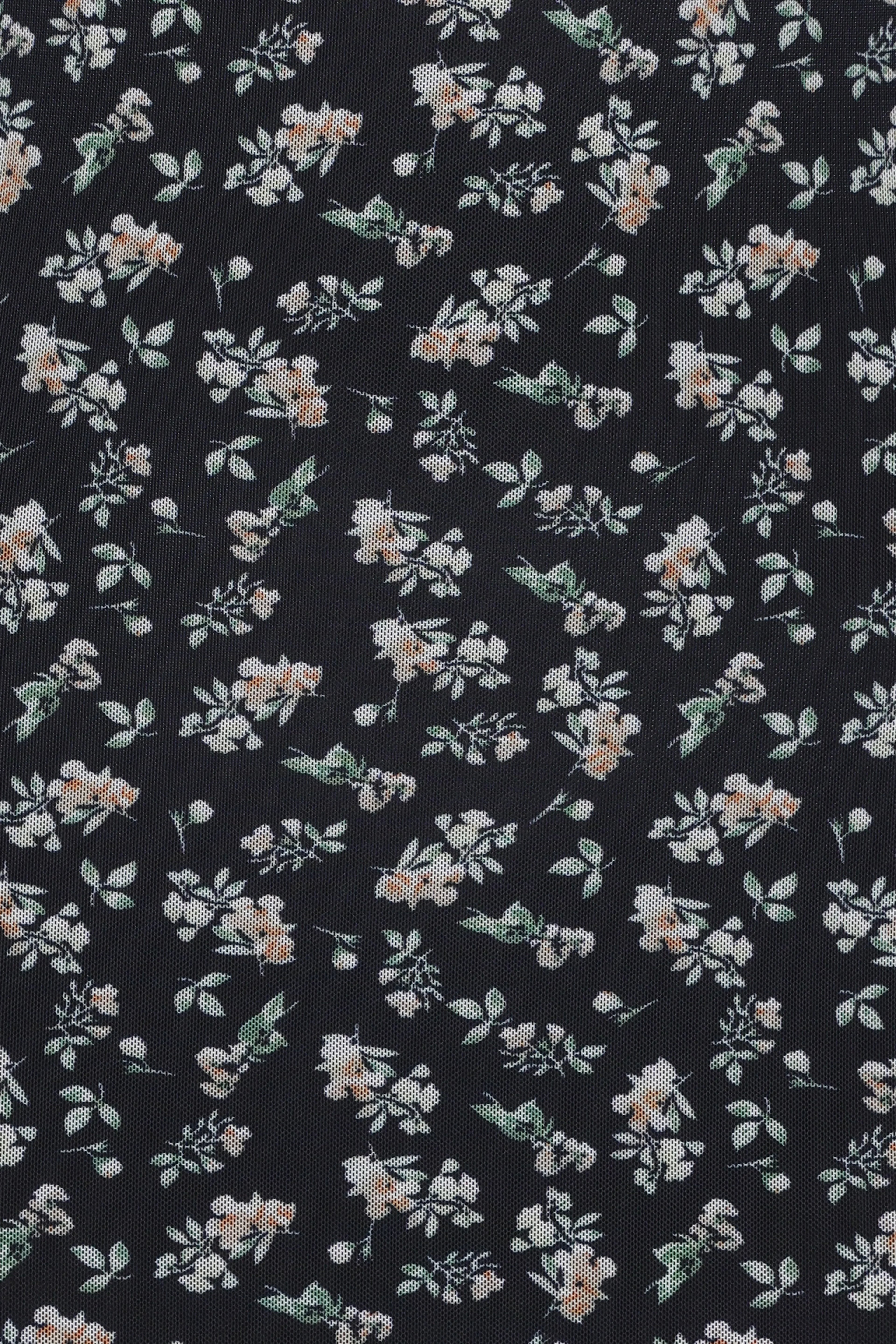 Brissa Maxi Dress - Black Floral