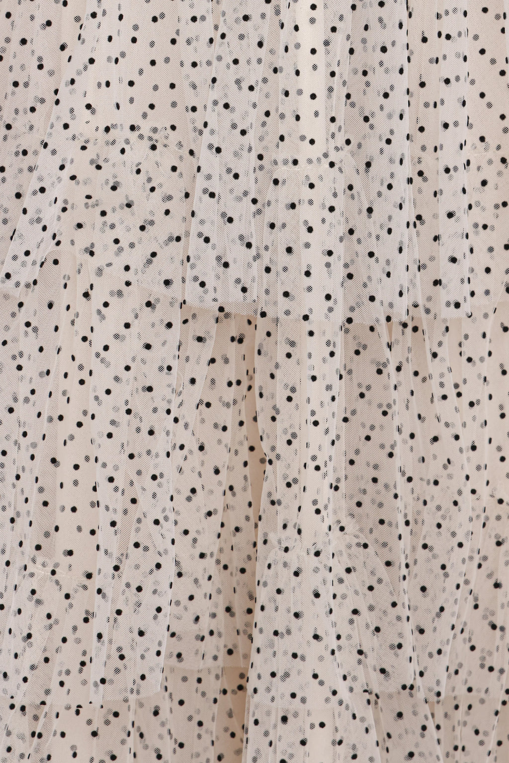Belle Maxi Dress - Cream Polka Dot