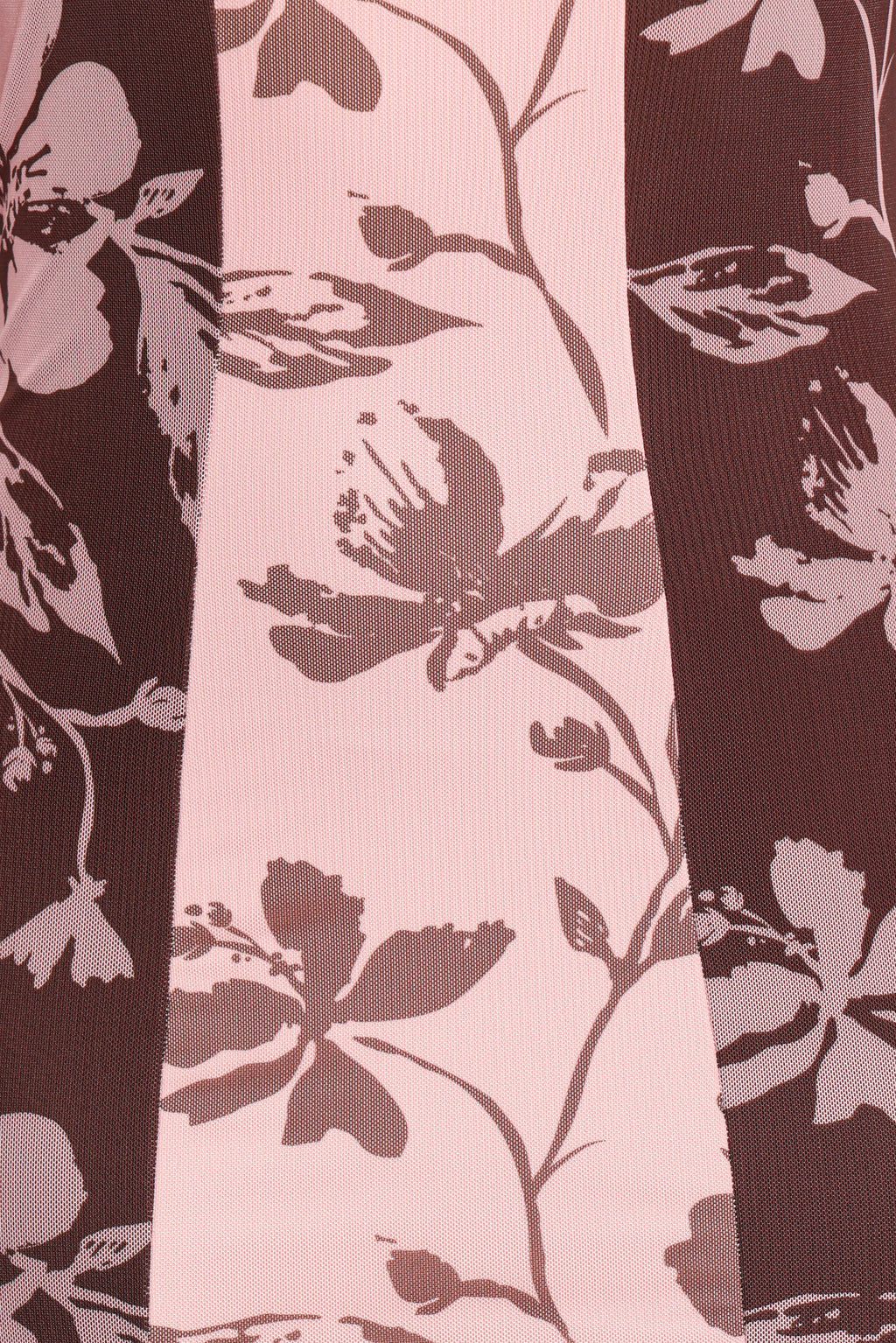 Bellatrix Spliced Maxi Dress - Pink Brown Floral