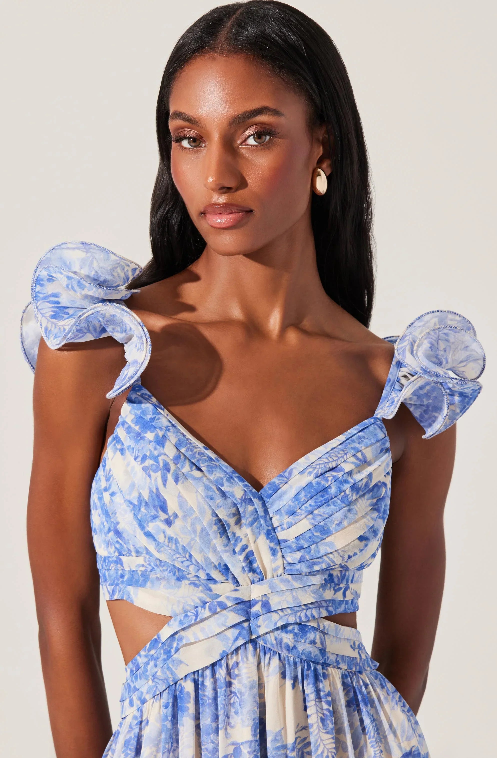 Fritillaria Floral Maxi Dress