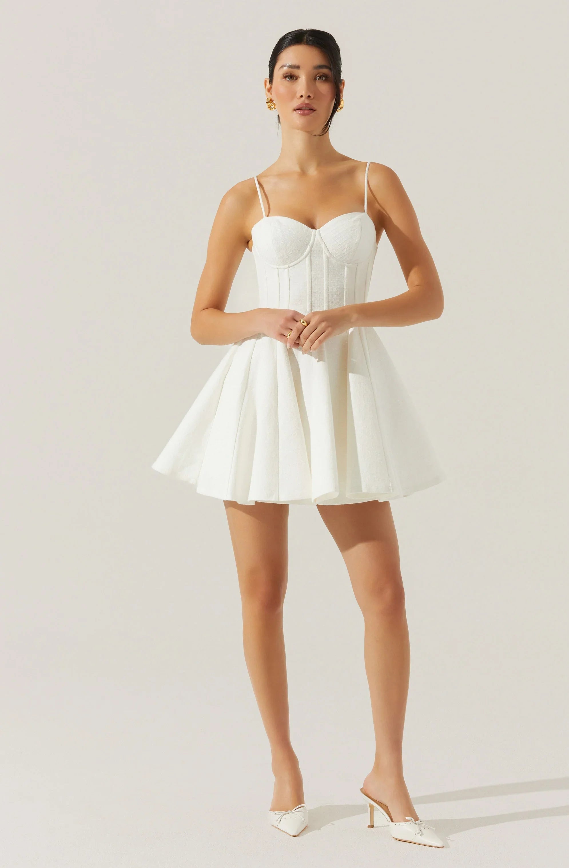 Fenna Textured Corset Mini Dress
