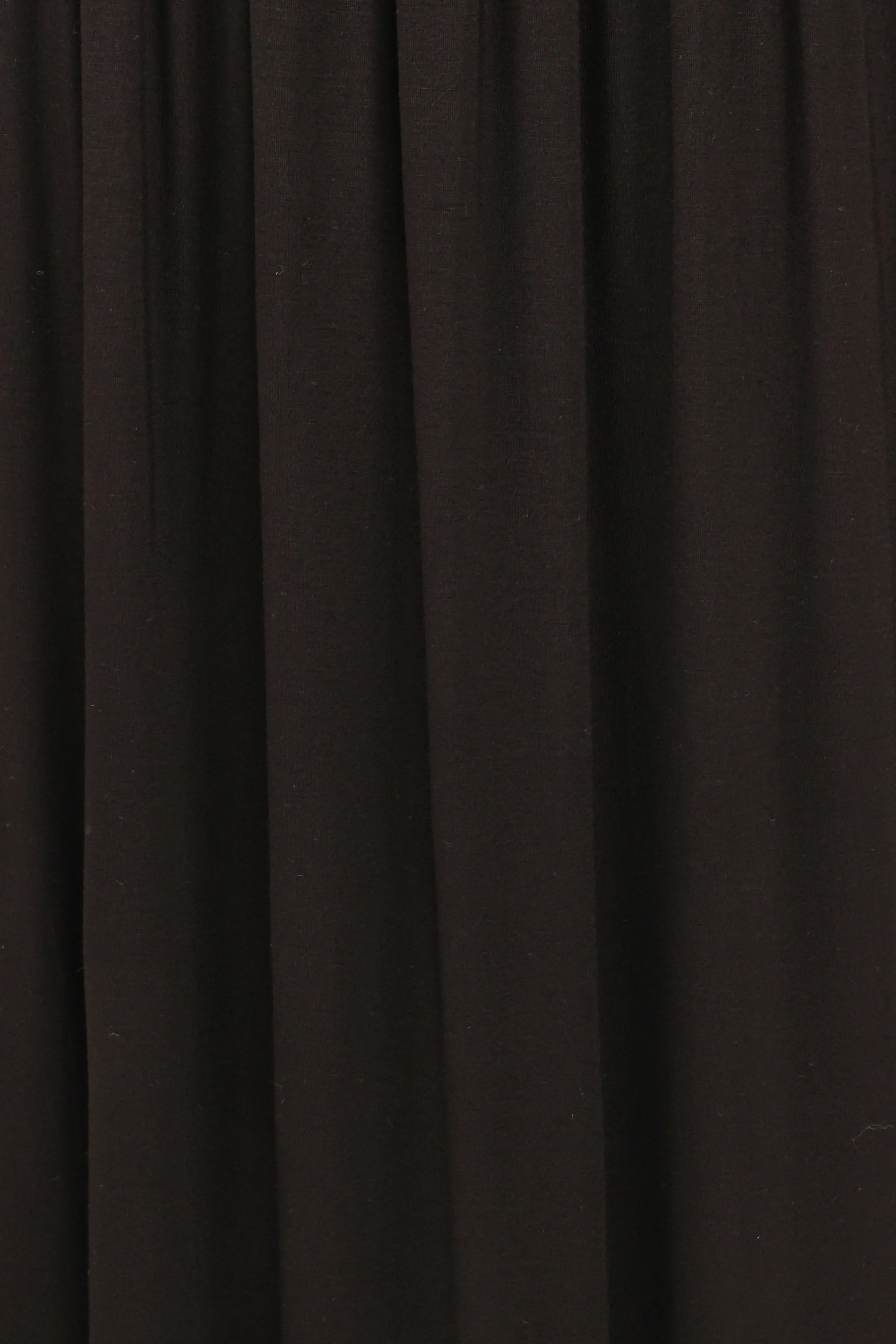 Shirley Long Sleeve Maxi Dress - Black