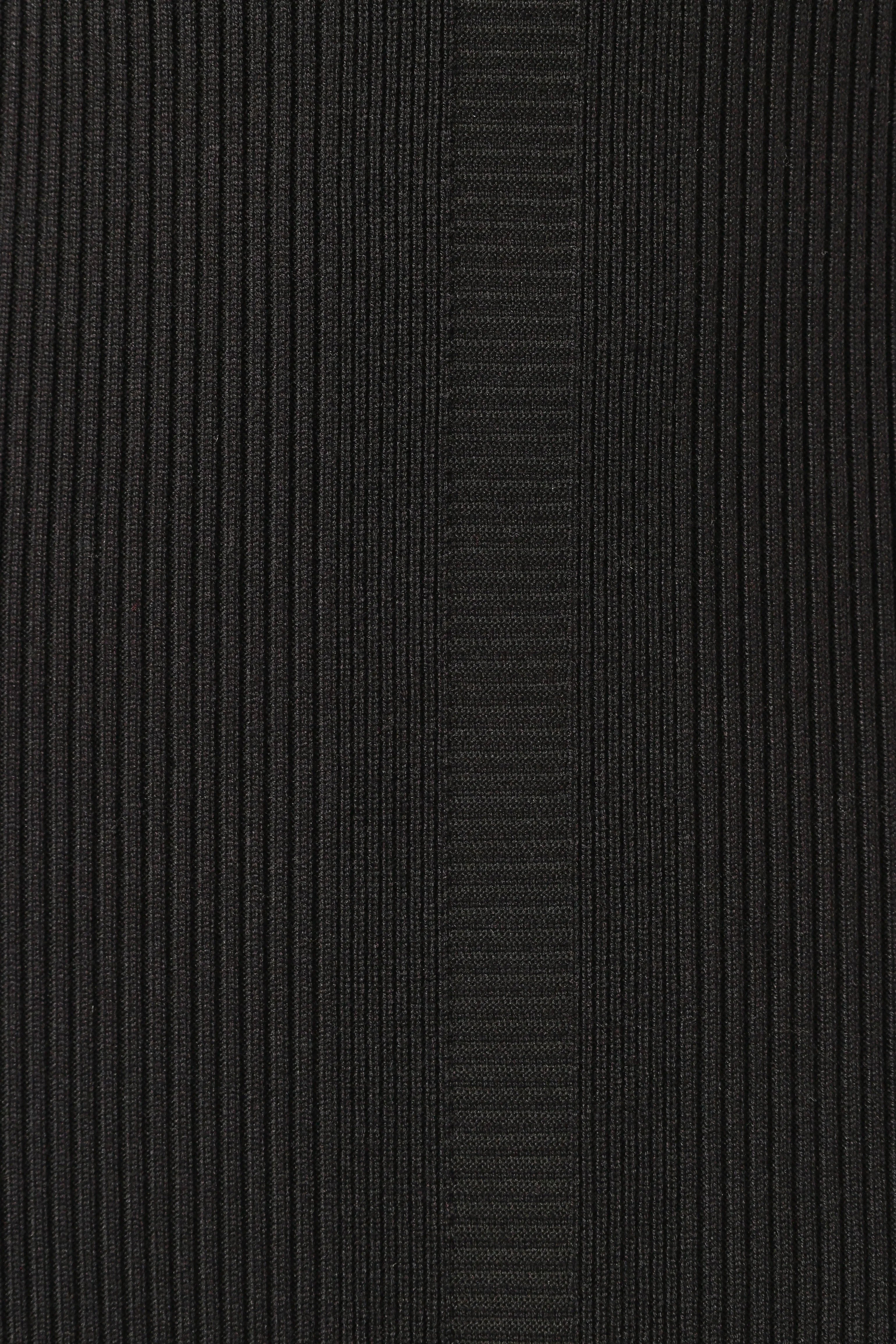 Collins Long Sleeve Midi Dress - Black