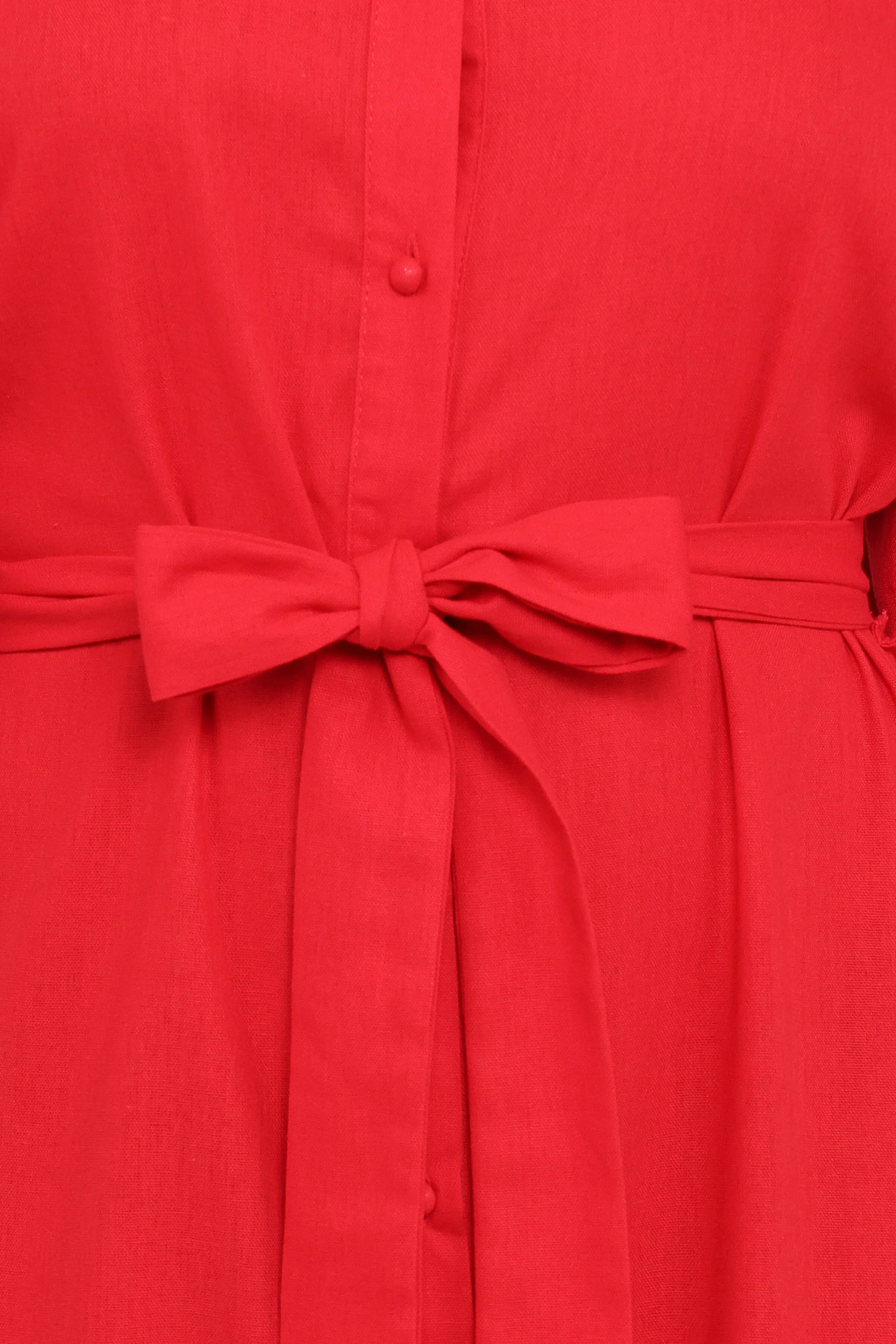 Kirrily Midi Dress - Red