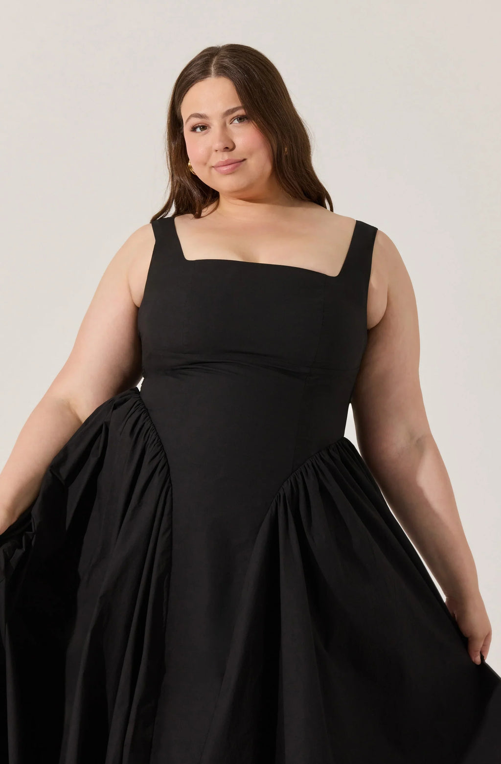 Vinya Poplin Drop Waist Dress
