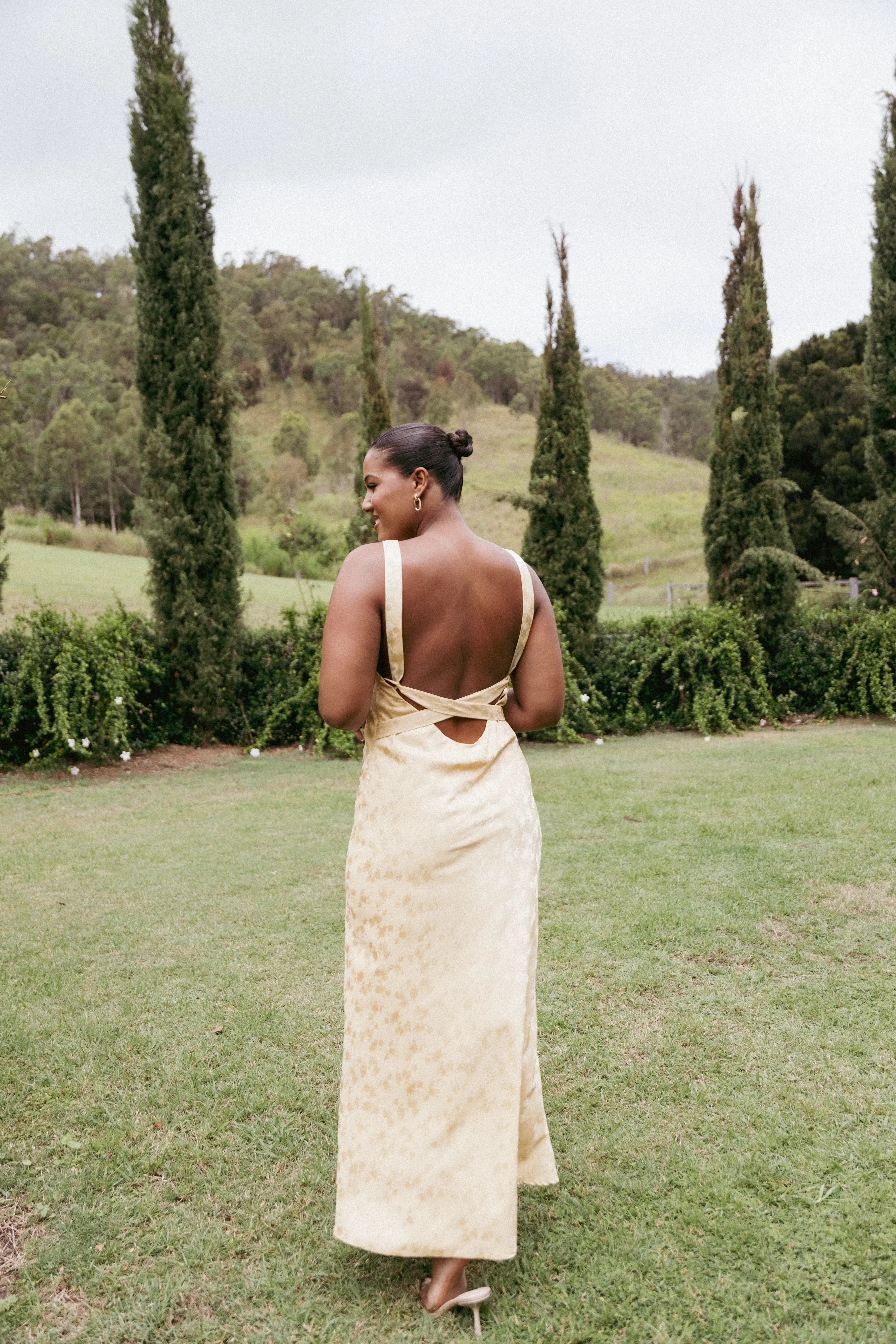 Malie Maxi Dress - Lemon