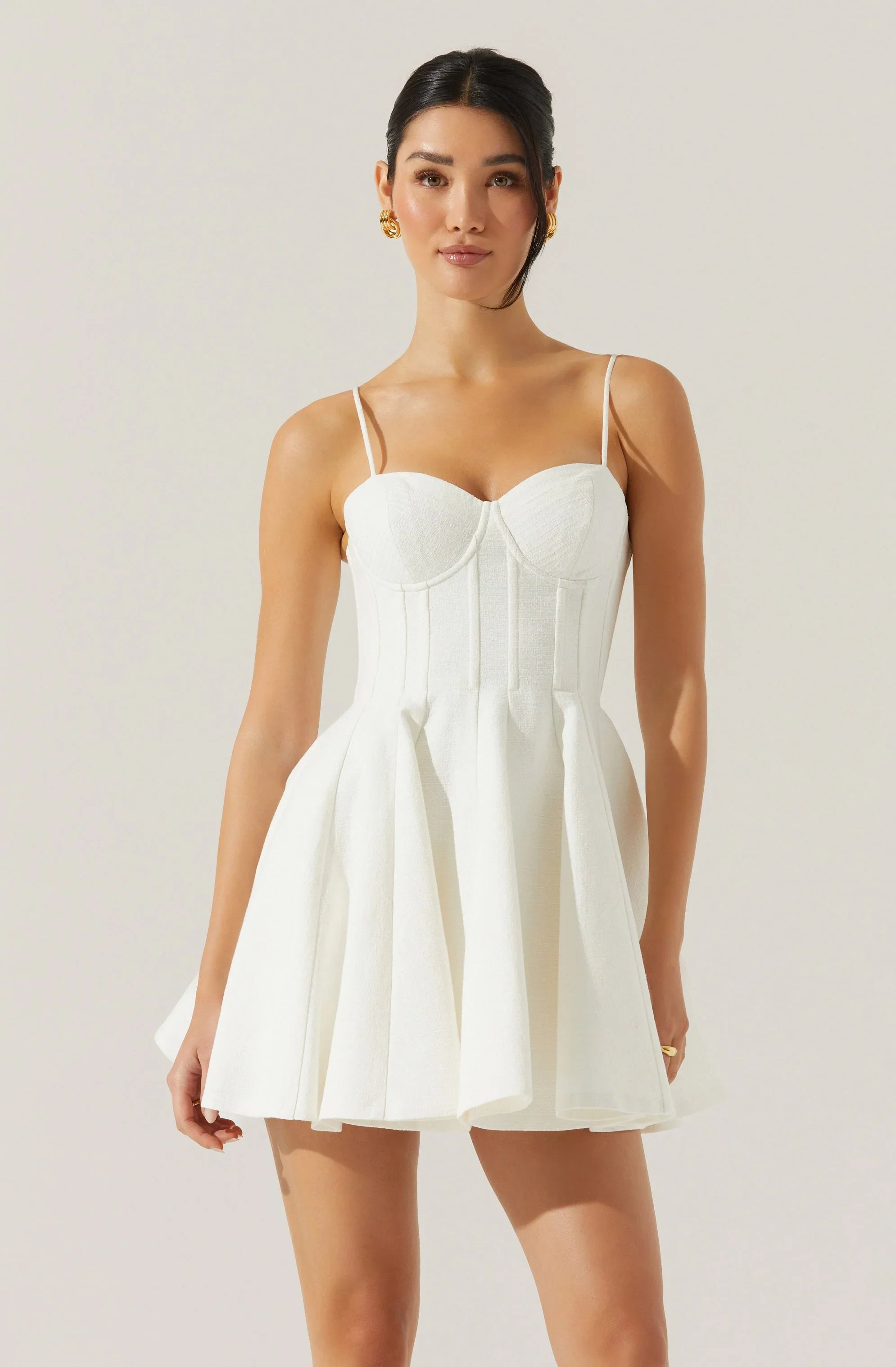 Fenna Textured Corset Mini Dress