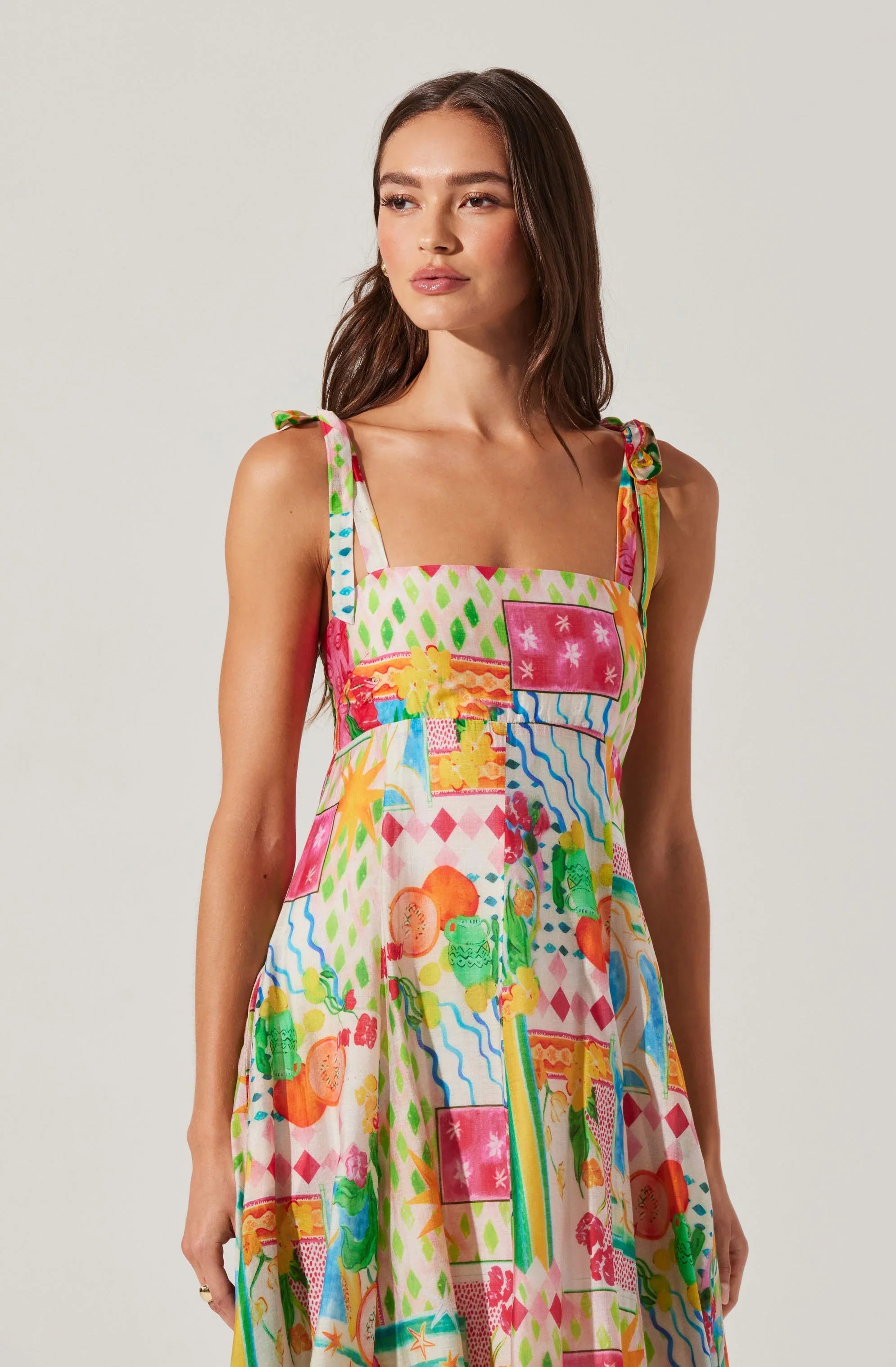 Shiann Print Midi Dress