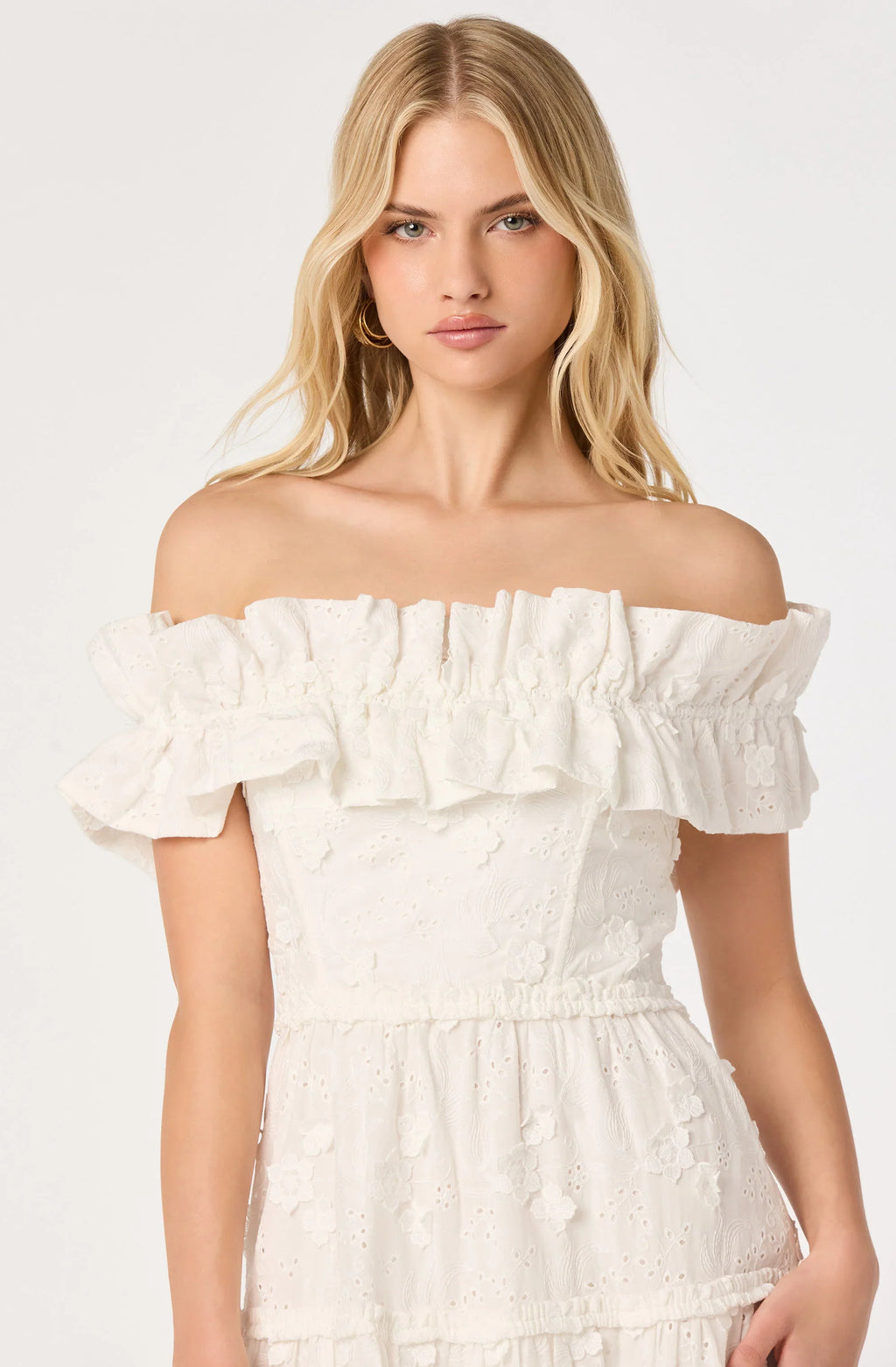 Piccola Off Shoulder Maxi Dress
