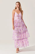 Daytona Pleated Floral Maxi Dress