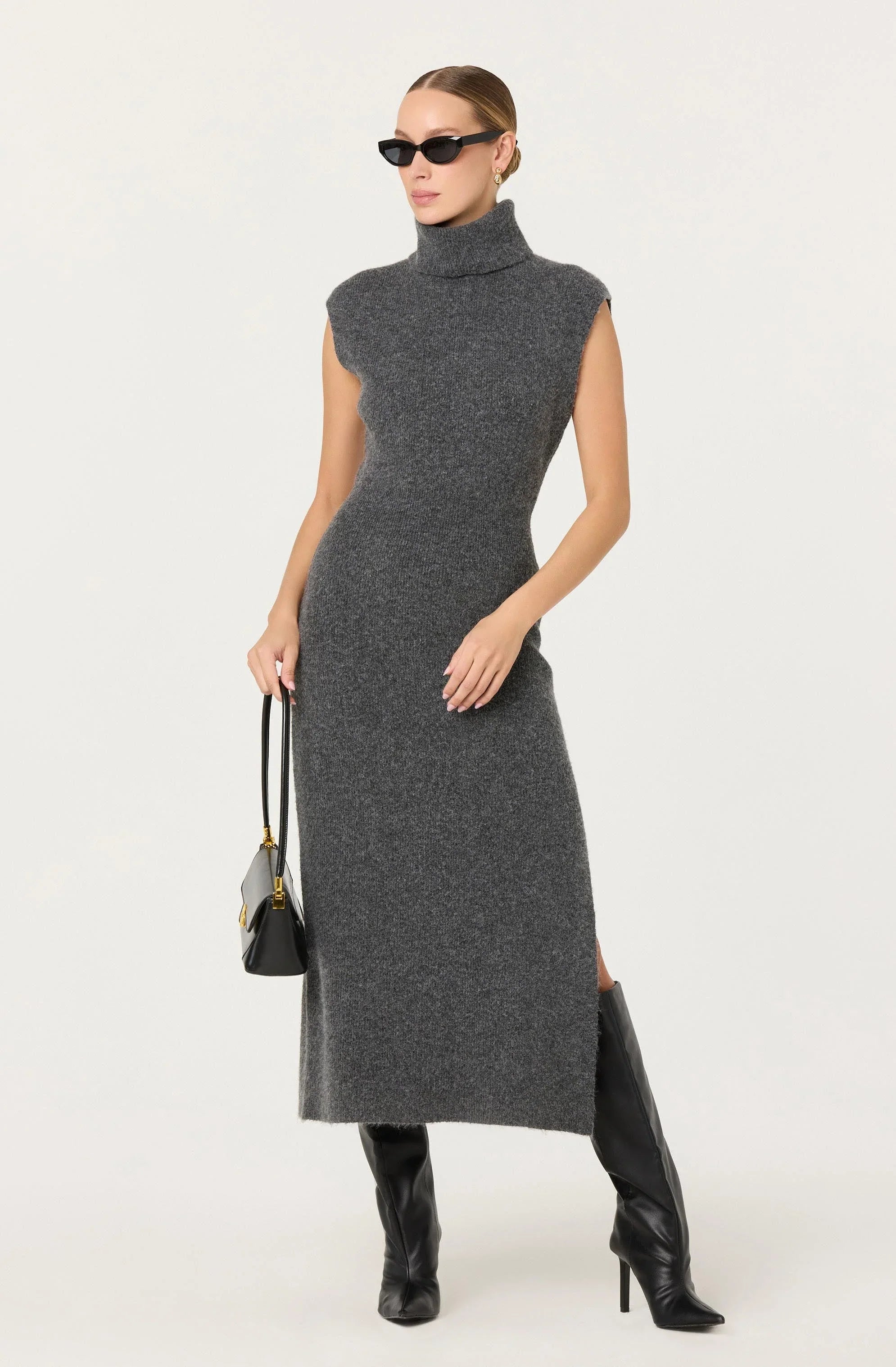 Roxanna Turtleneck Sweater Maxi Dress