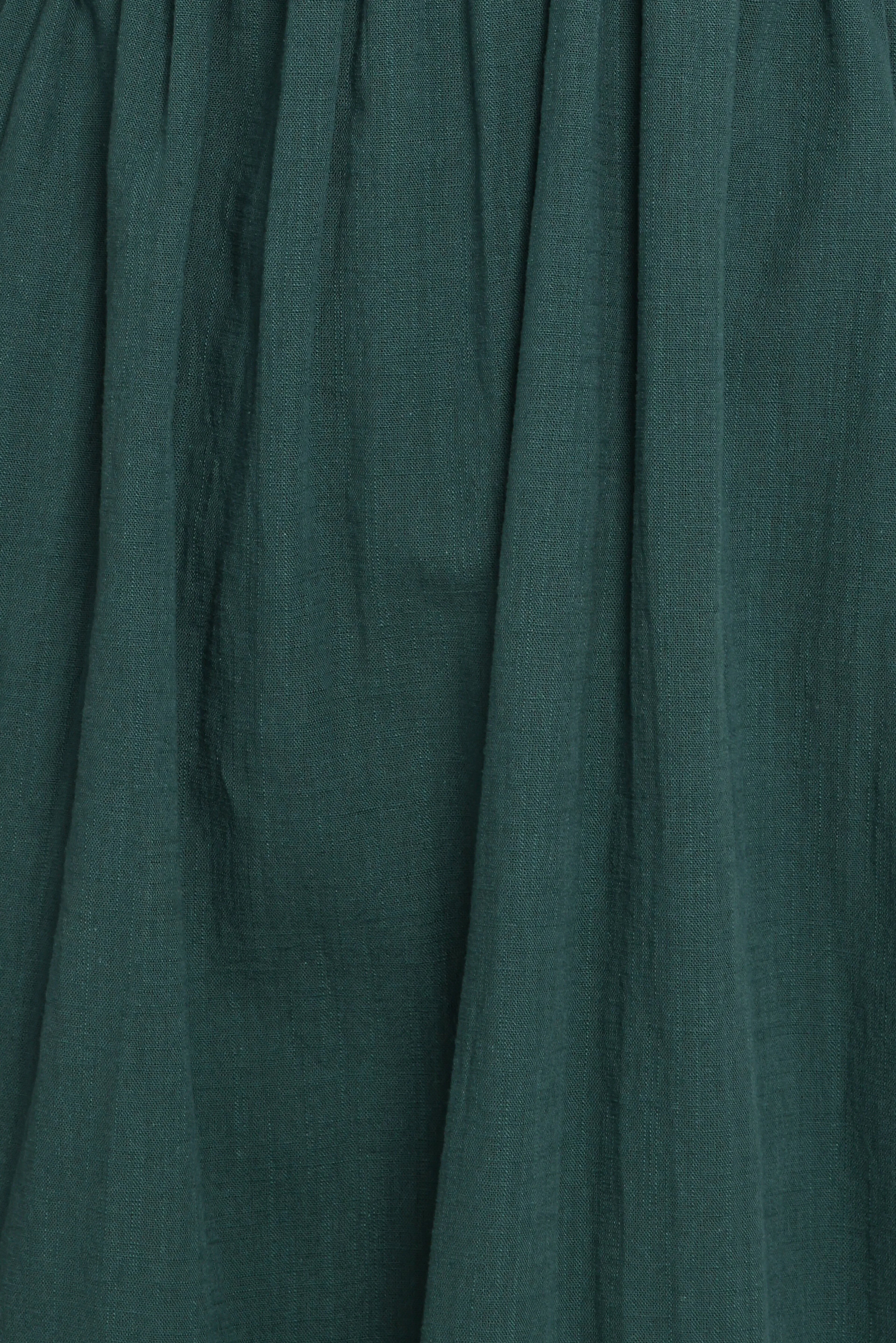 Sullivan Puff Sleeve Maxi Dress - Forest Green