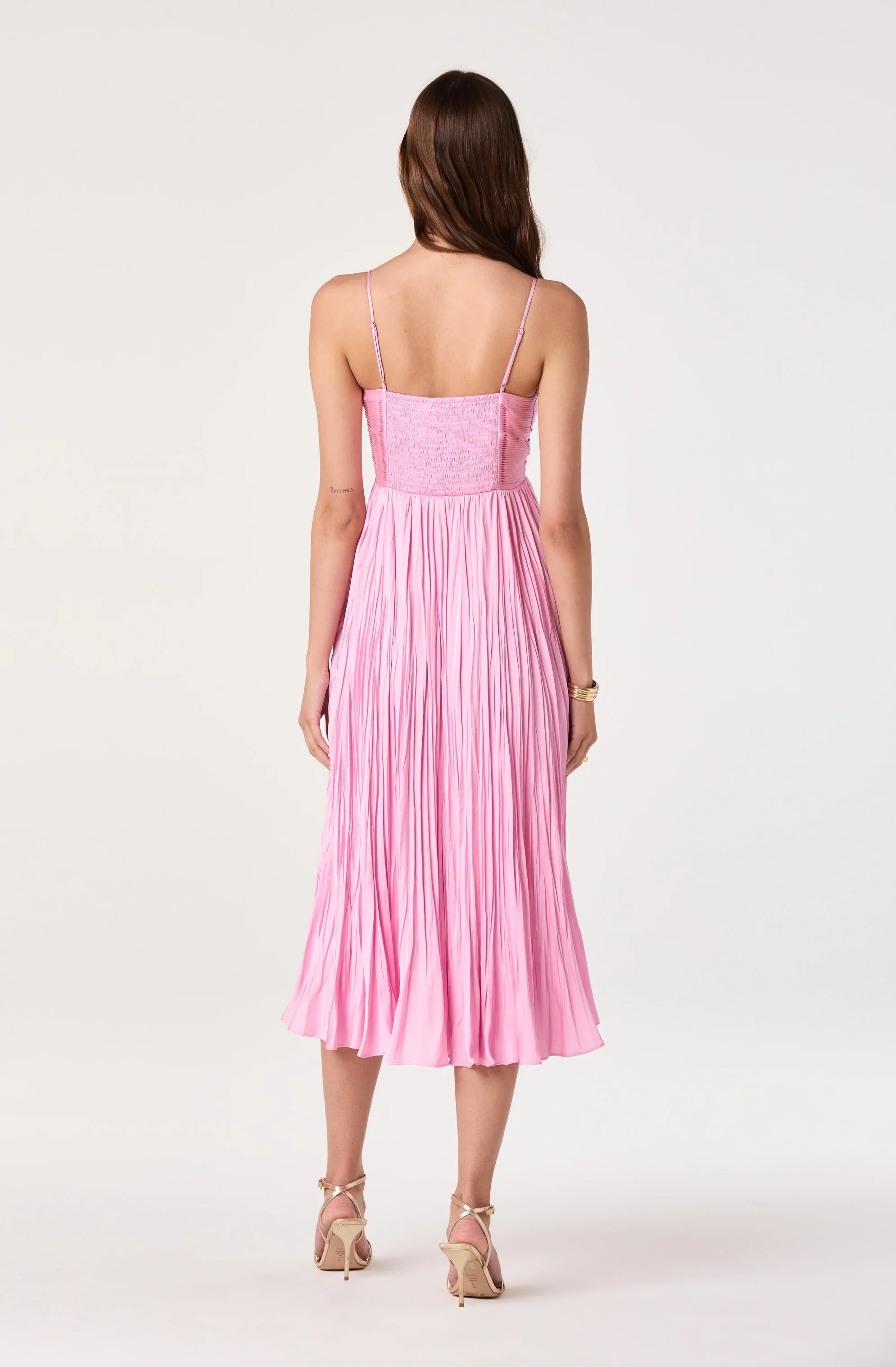 Maeve Pleated Midi Dress