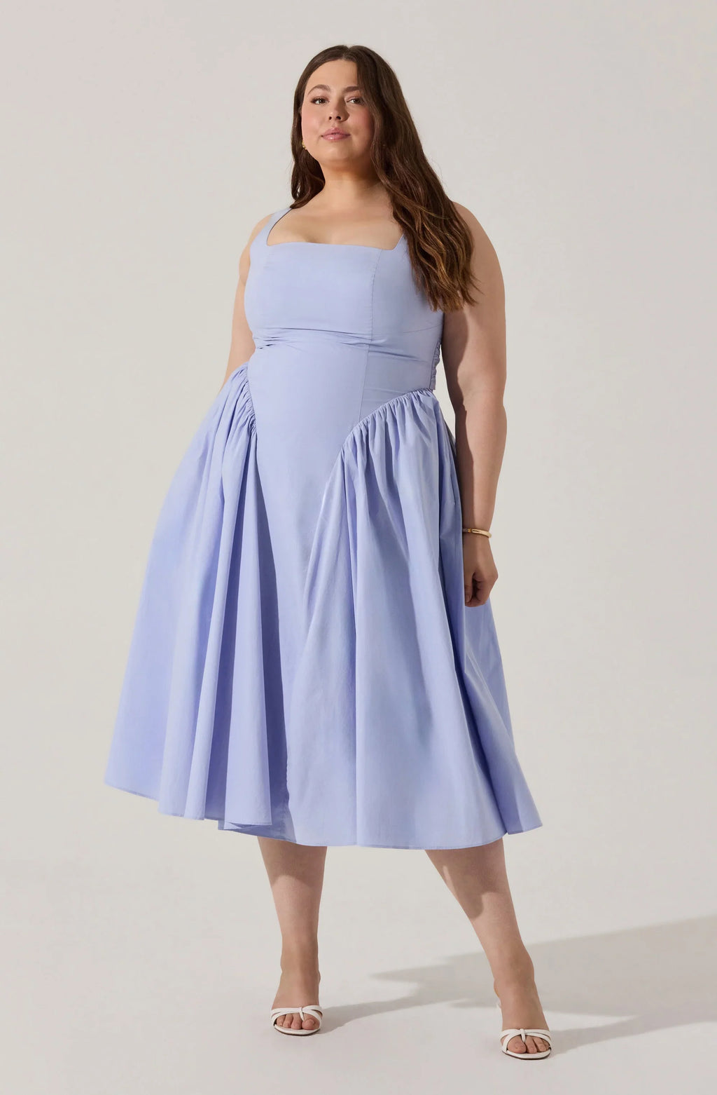 Vinya Poplin Drop Waist Dress