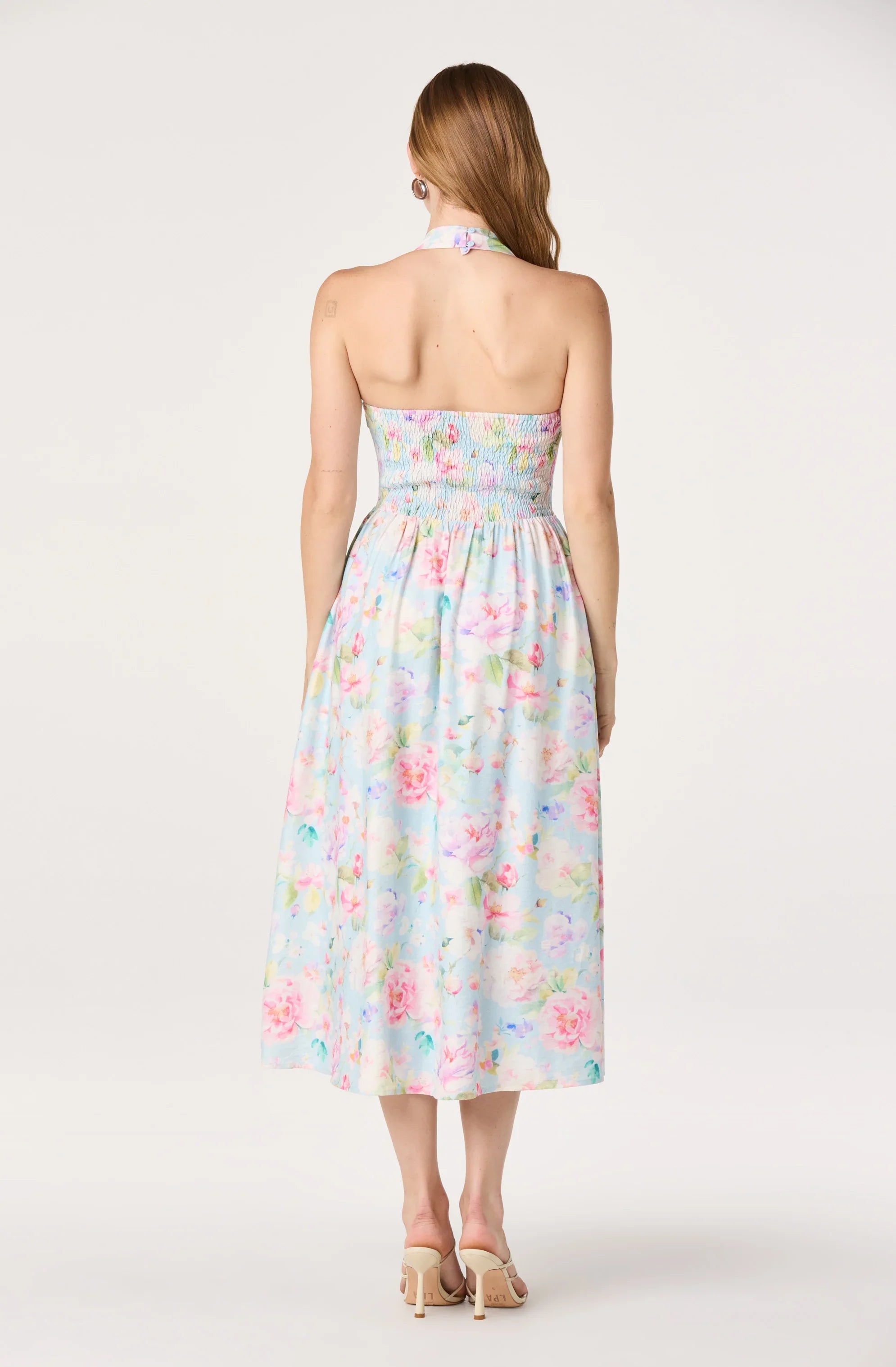 Marianna Halter Midi Dress