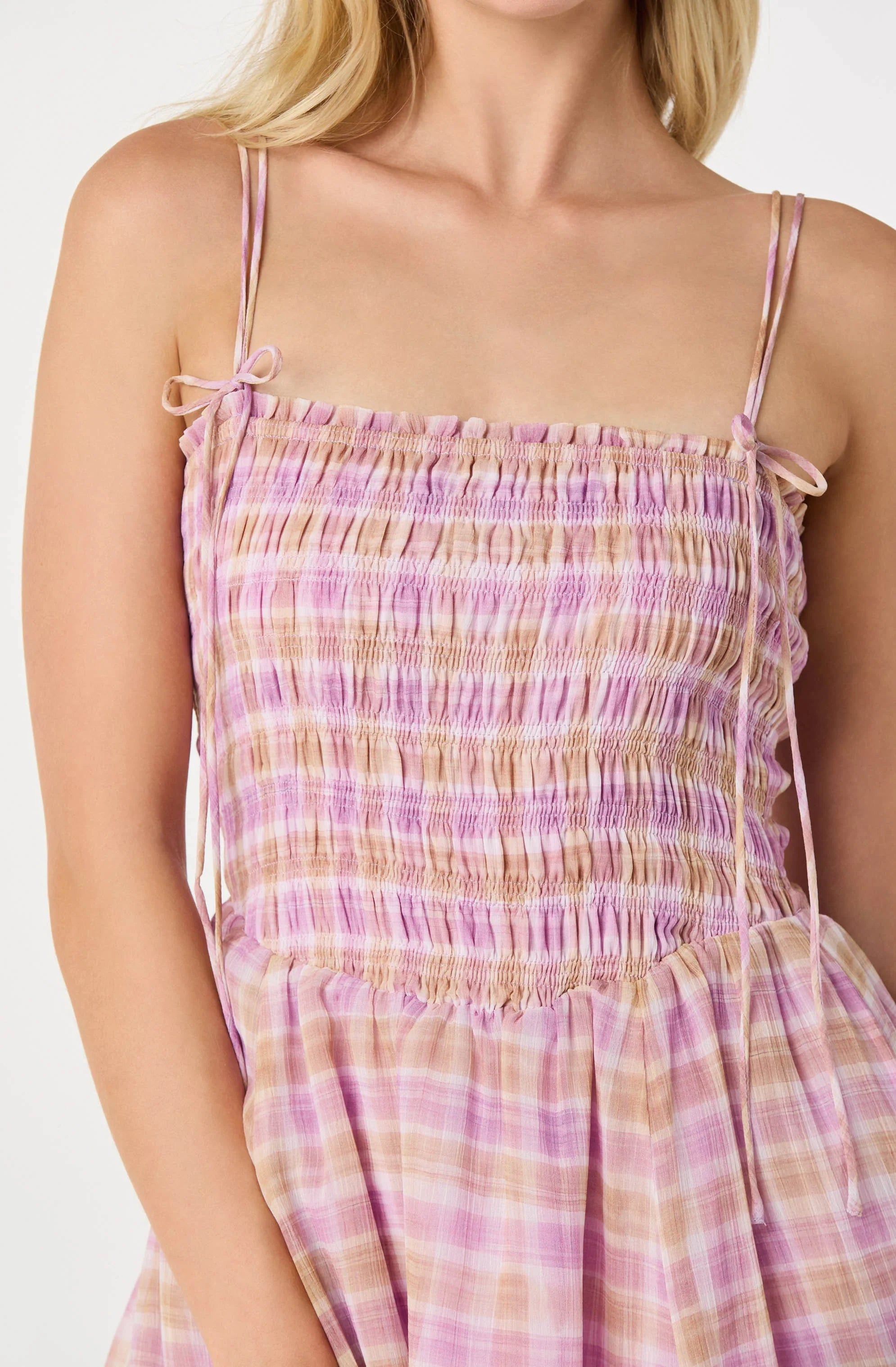 Lahela Smocked Midi Dress