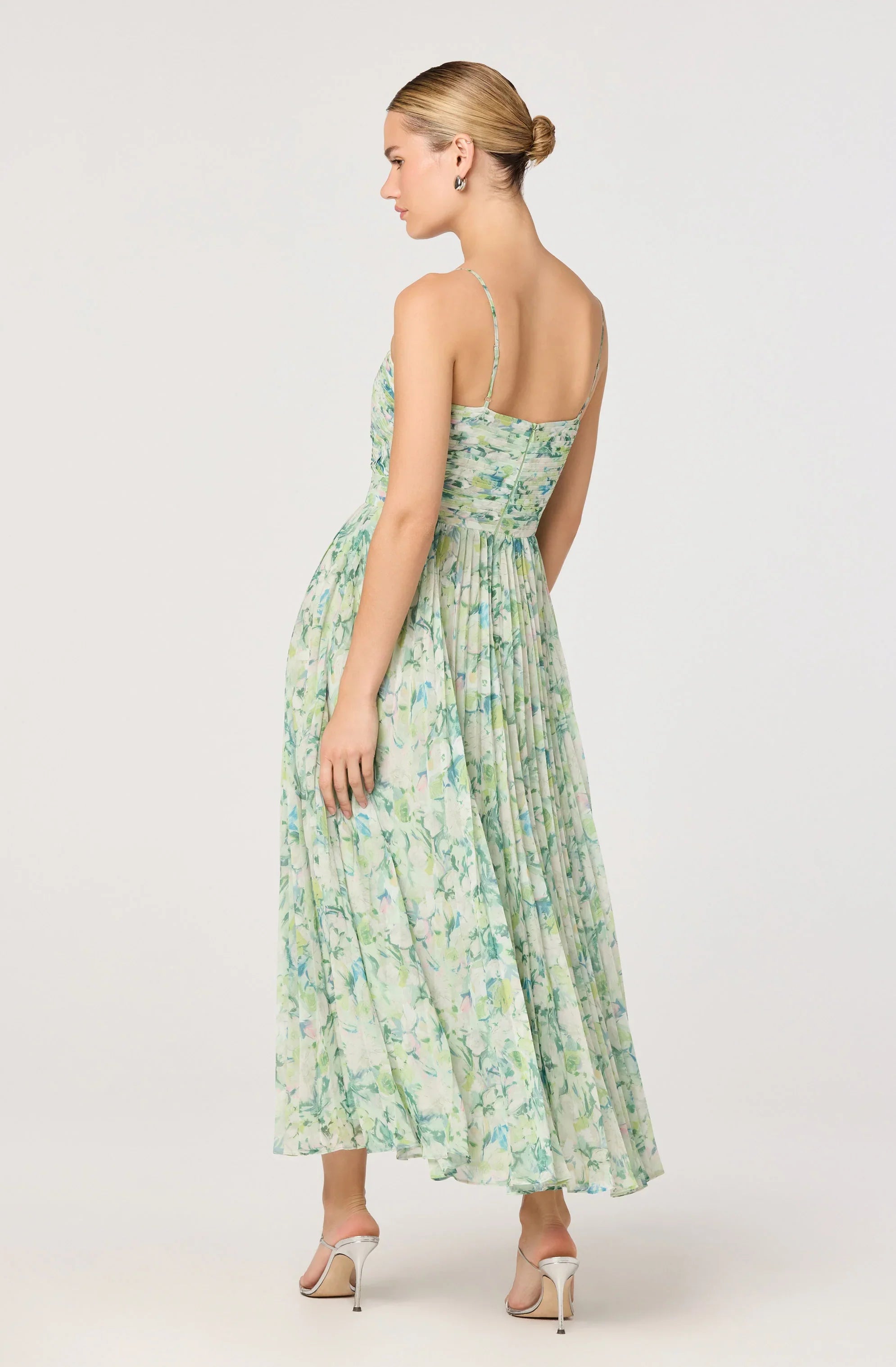 Bayley Floral Pleated Maxi Dress
