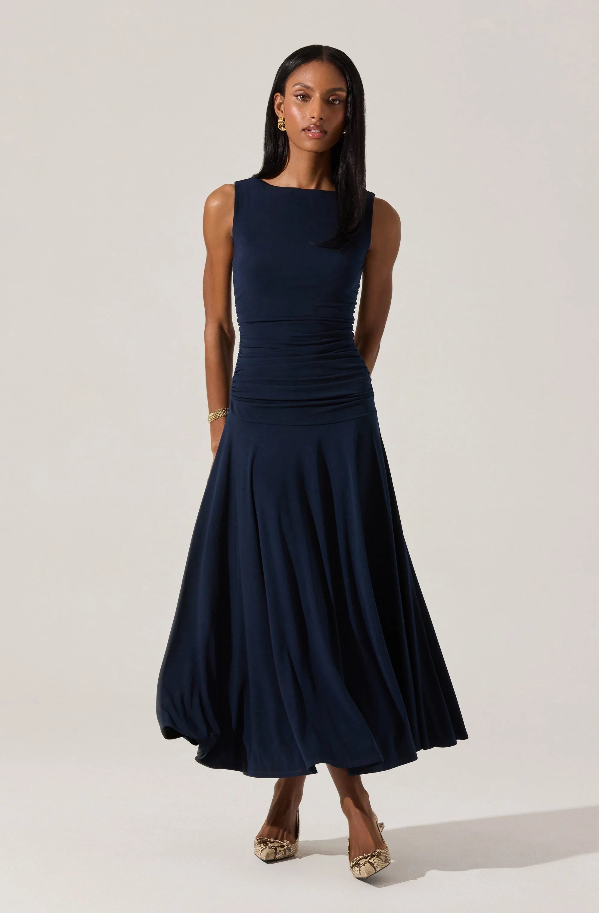 Melisandre High Neck Maxi Dress