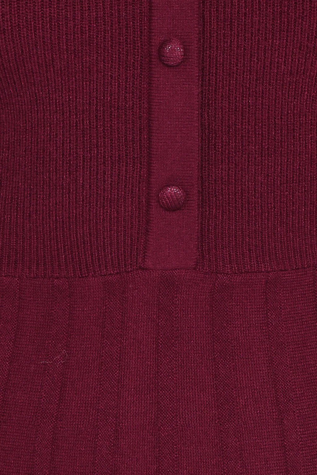 Darlina Long Sleeve Mini Dress - Burgundy