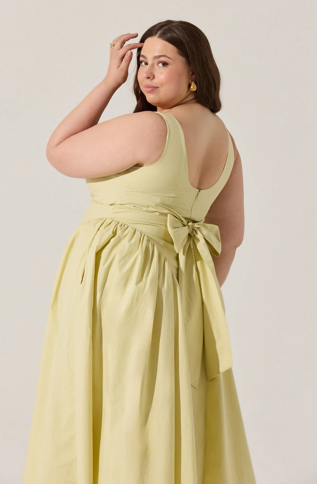 Vinya Poplin Drop Waist Dress