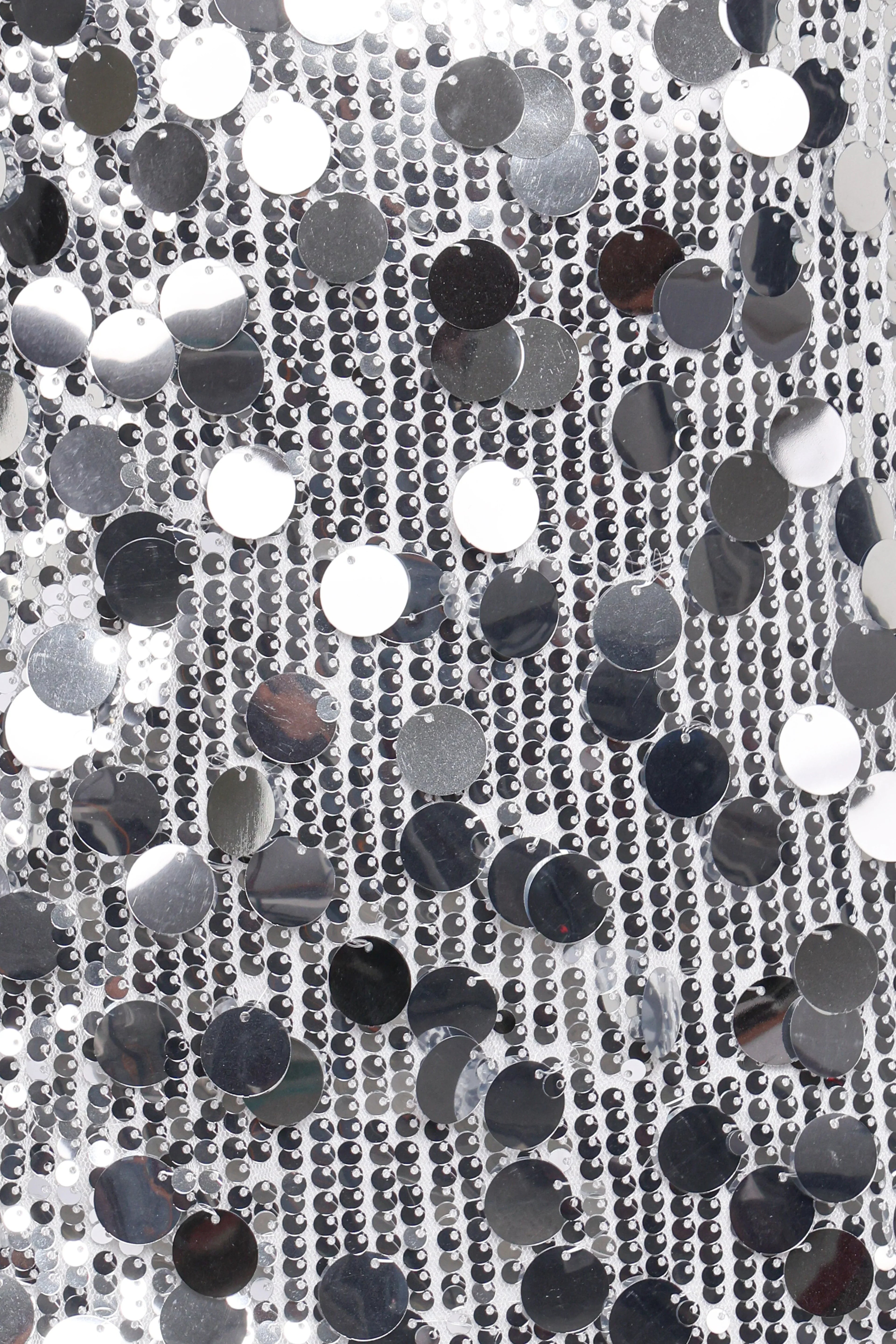 Stella Sequin Mini Dress - Silver